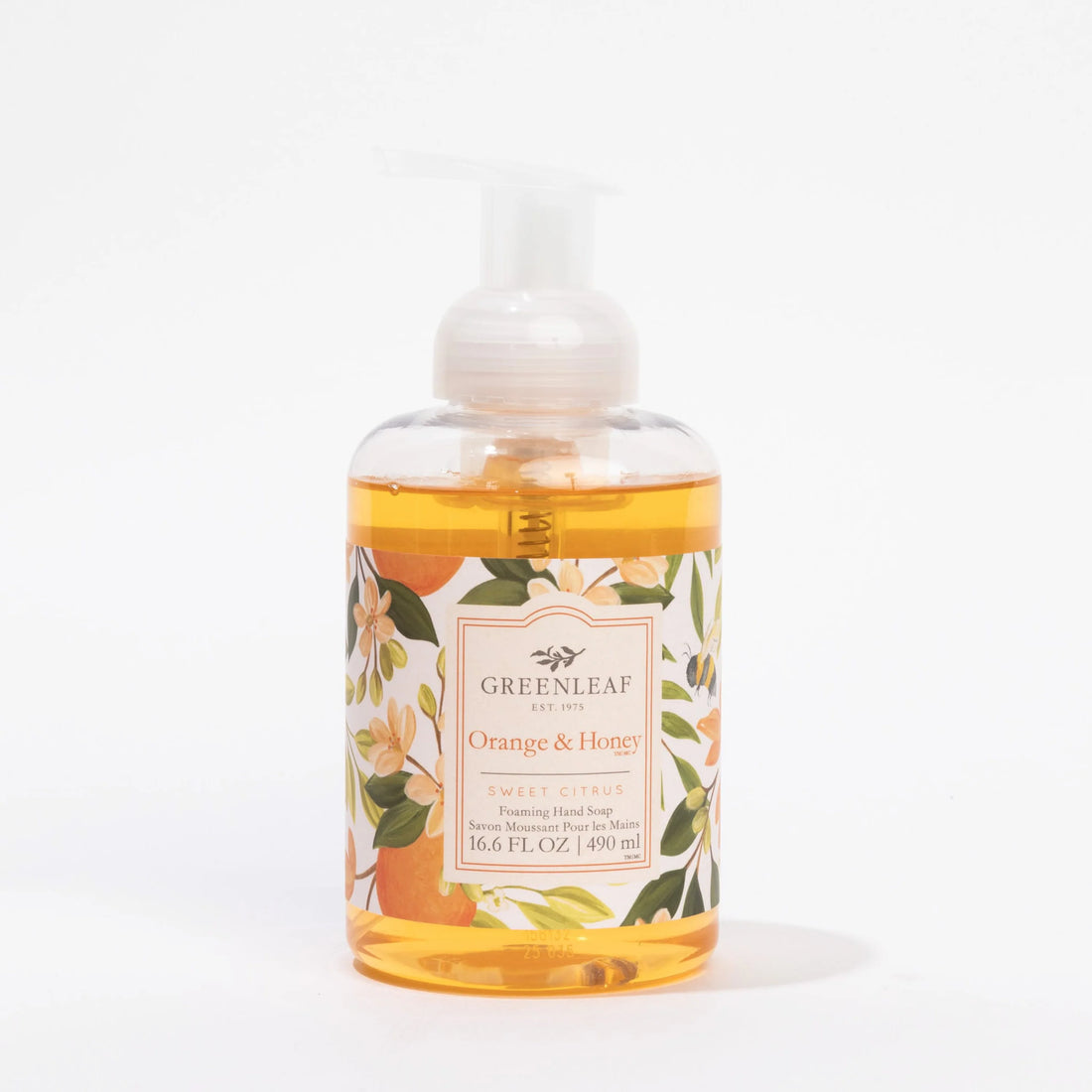 Orange & Honey Foaming Hand Soap Greenleaf