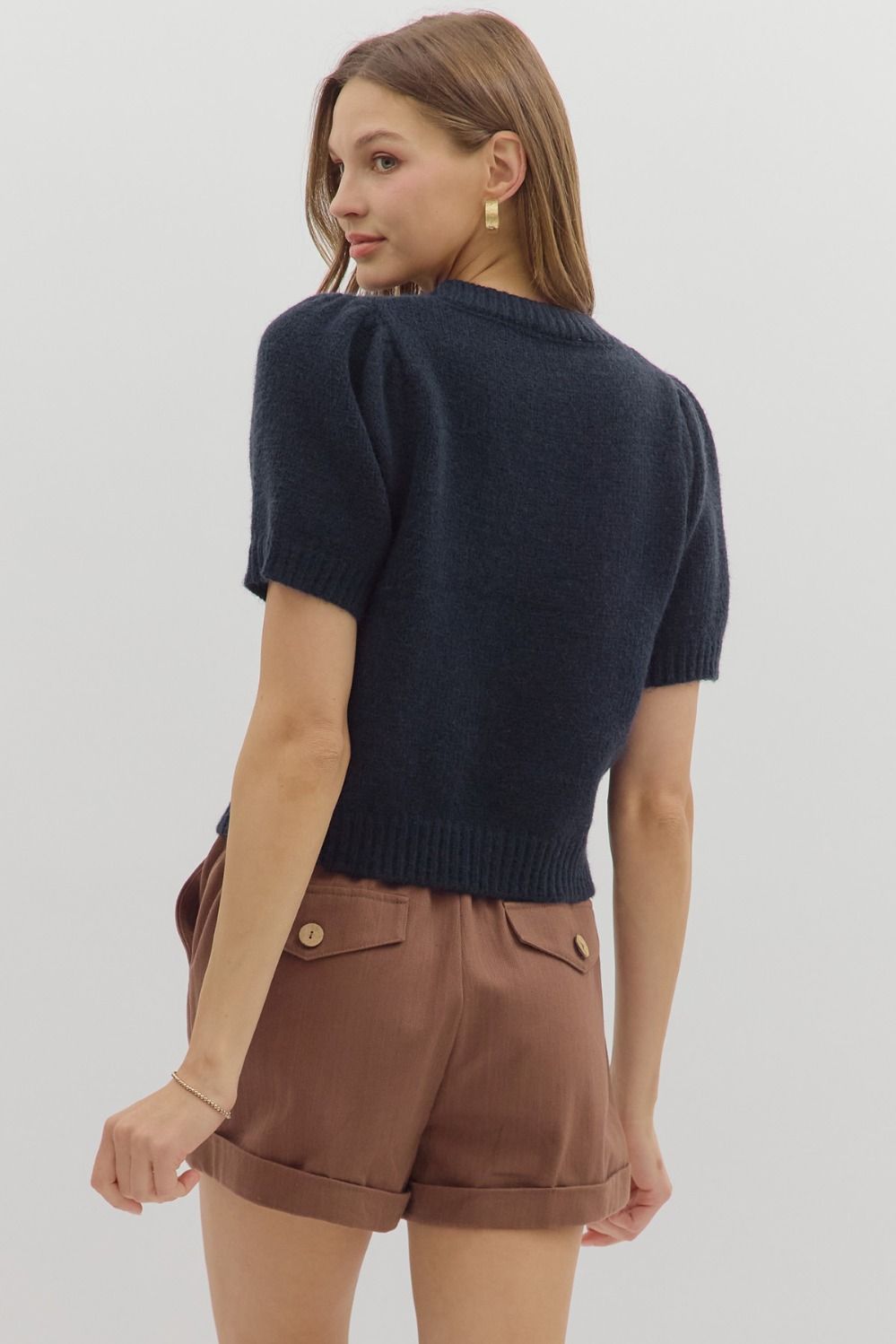 Teddy and Toast Knit Top