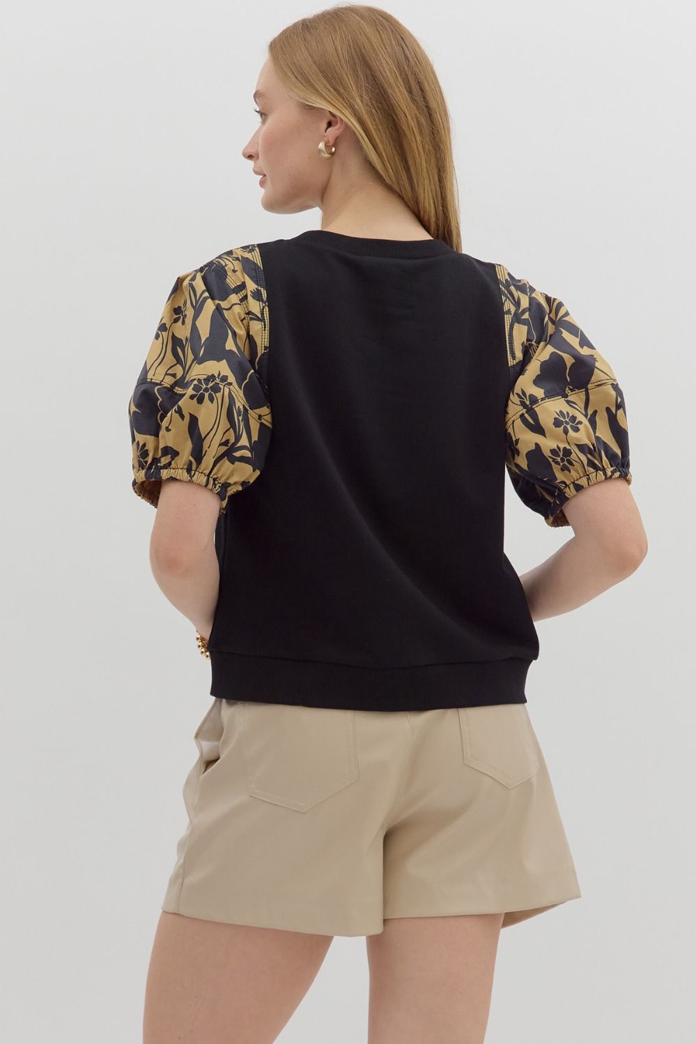 Noir Bloom Top