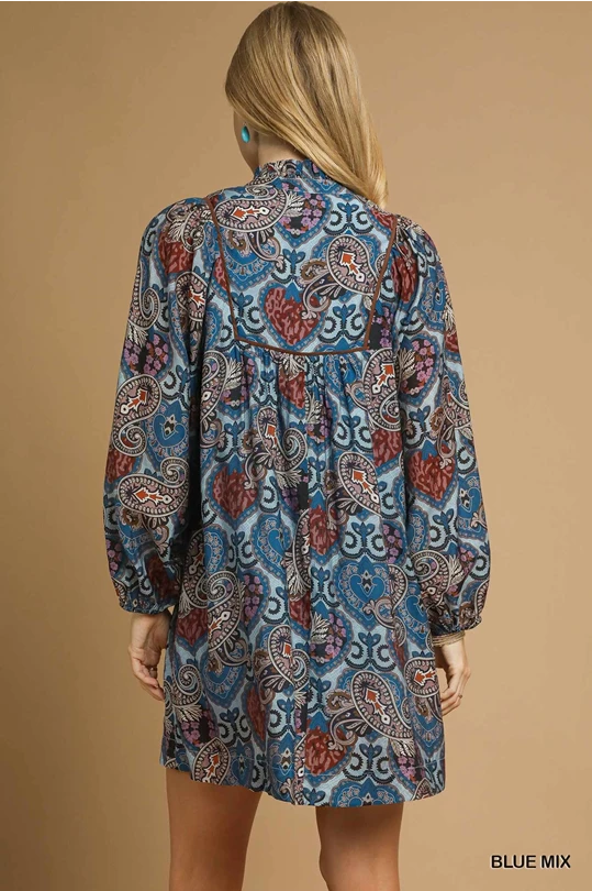Bohemian Blues Dress