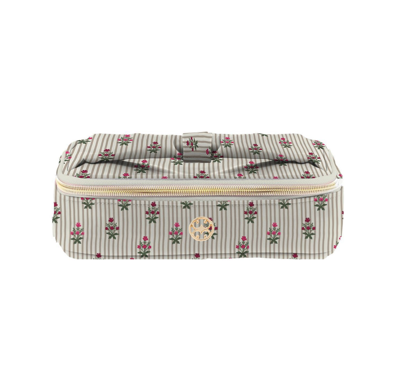 Kiss and make up mini cottage stripes bag