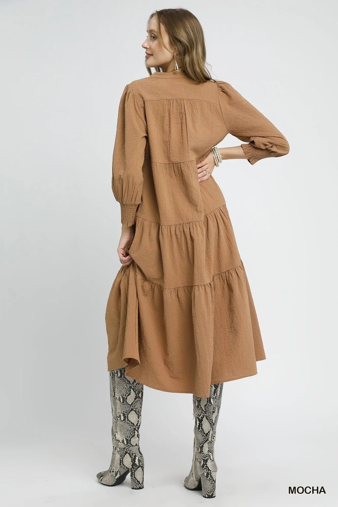 Mocha Meadow Dress Umgee