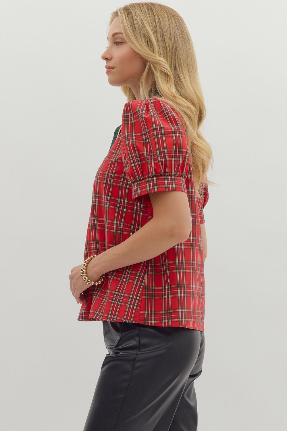 Plaid and Proper Blouse Entro