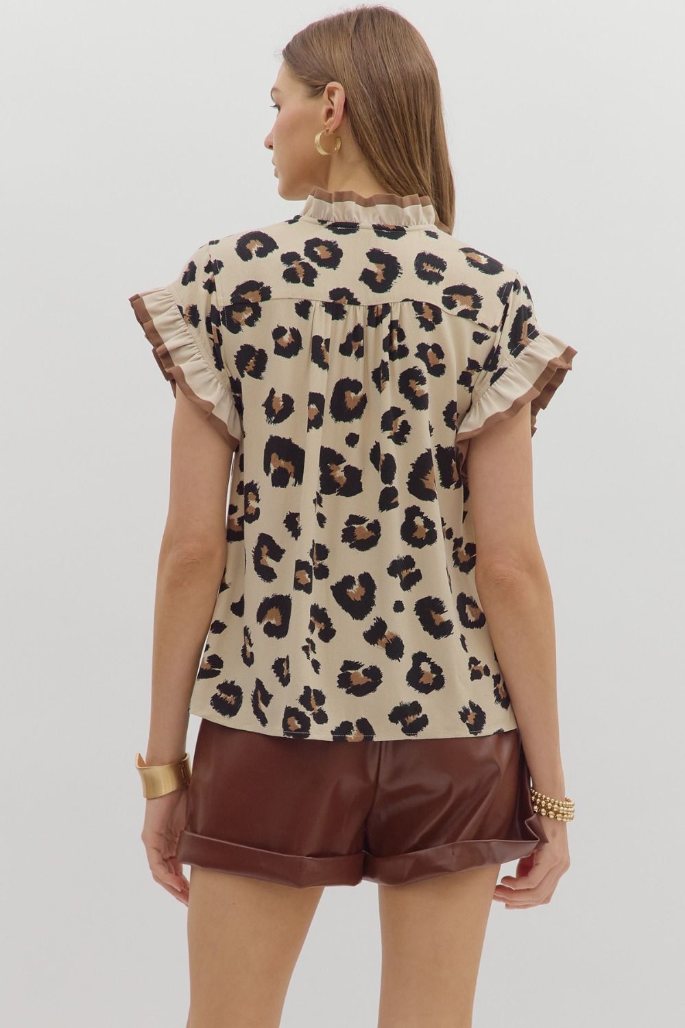 Roam Free Ruffle Top Entro