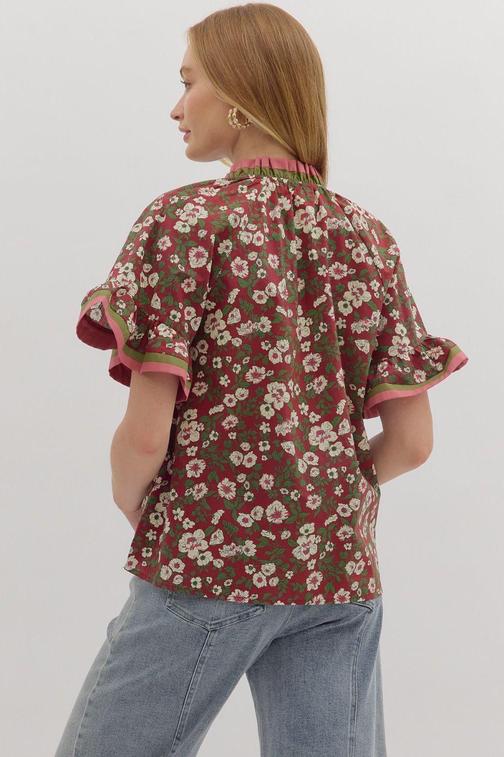 Berry Blossom Blouse Entro