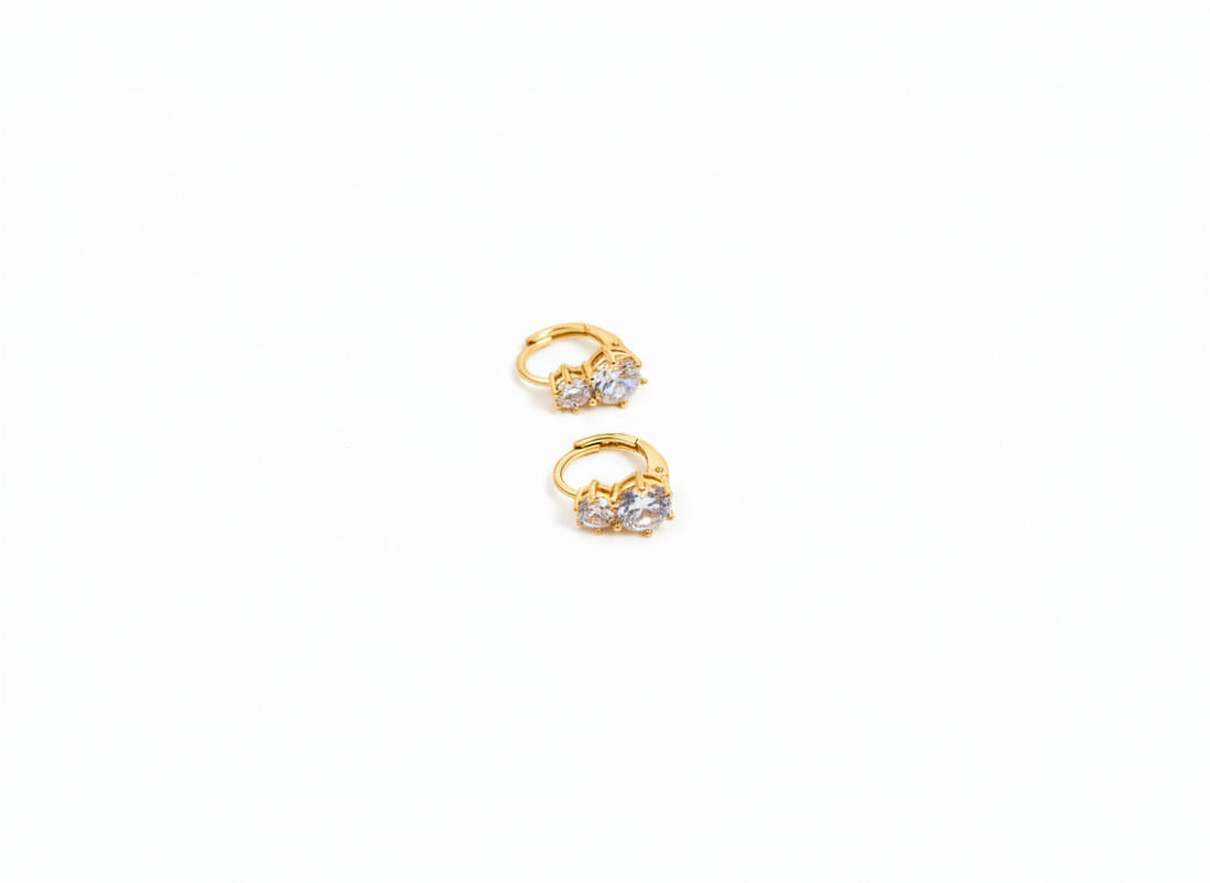 Luxe Spark CZ Huggies Threads of Grace