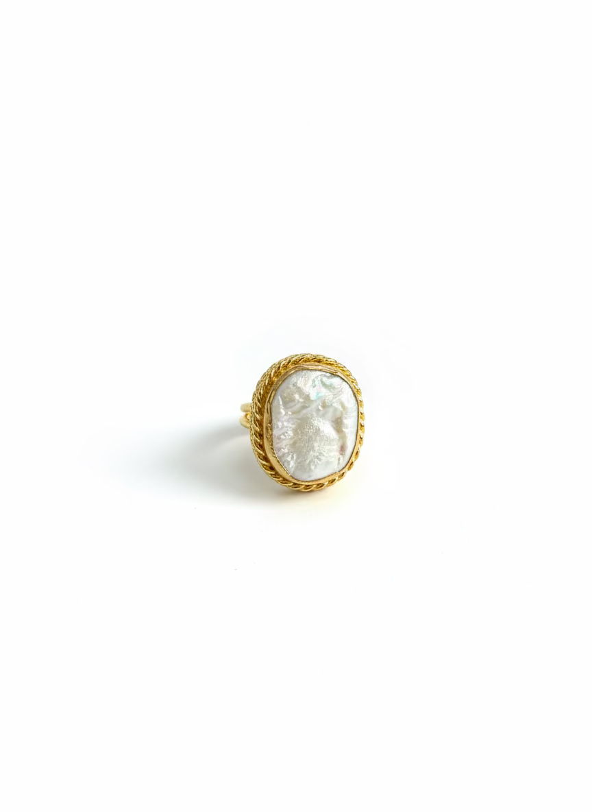 Oval Baroque Ring Threads of Grace