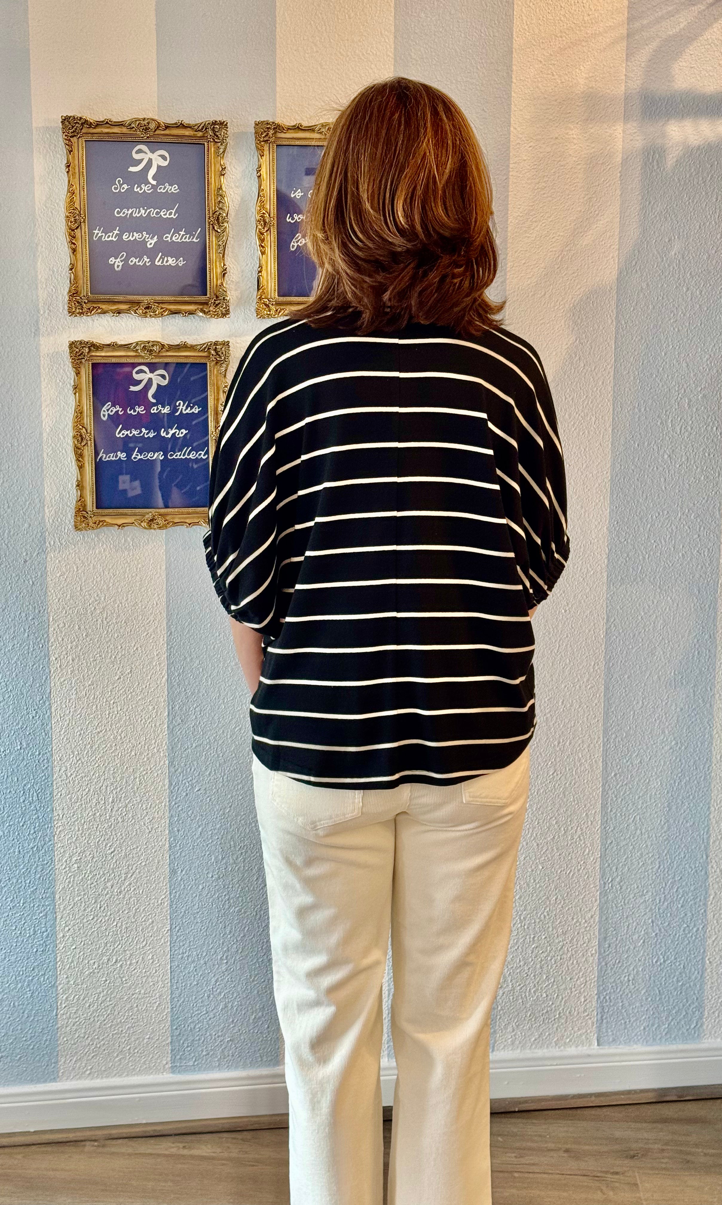 Sutton Stripe Top Entro