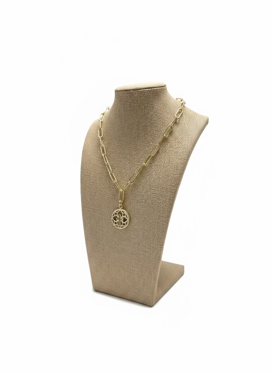 Faithlink Medallion Necklace Threads of Grace