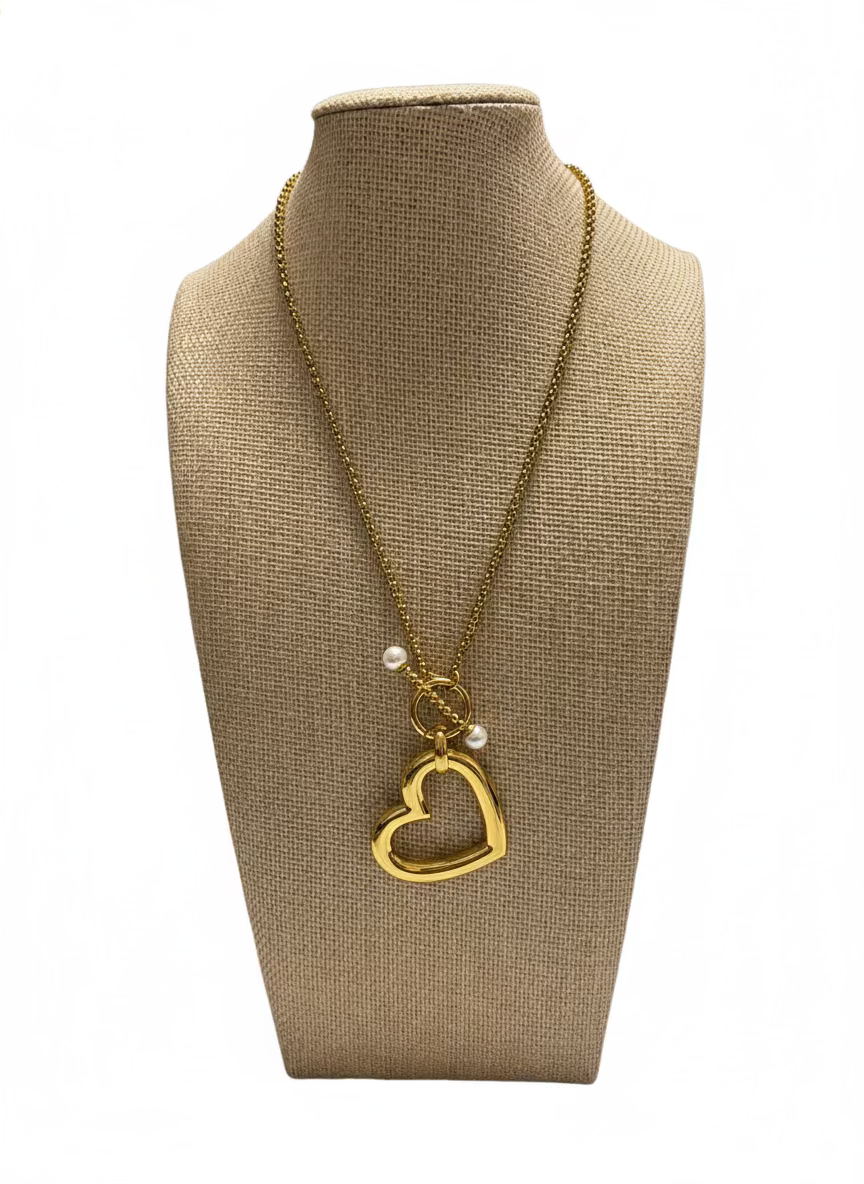 Open Heart Harmony Necklace Threads of Grace