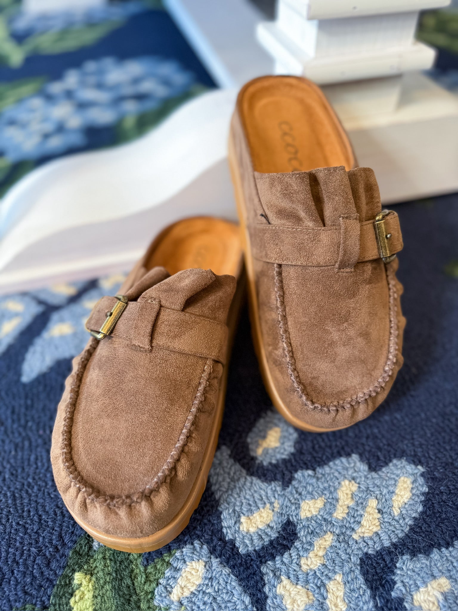 Slip On Moccasin Mule Shoes CCOCCI