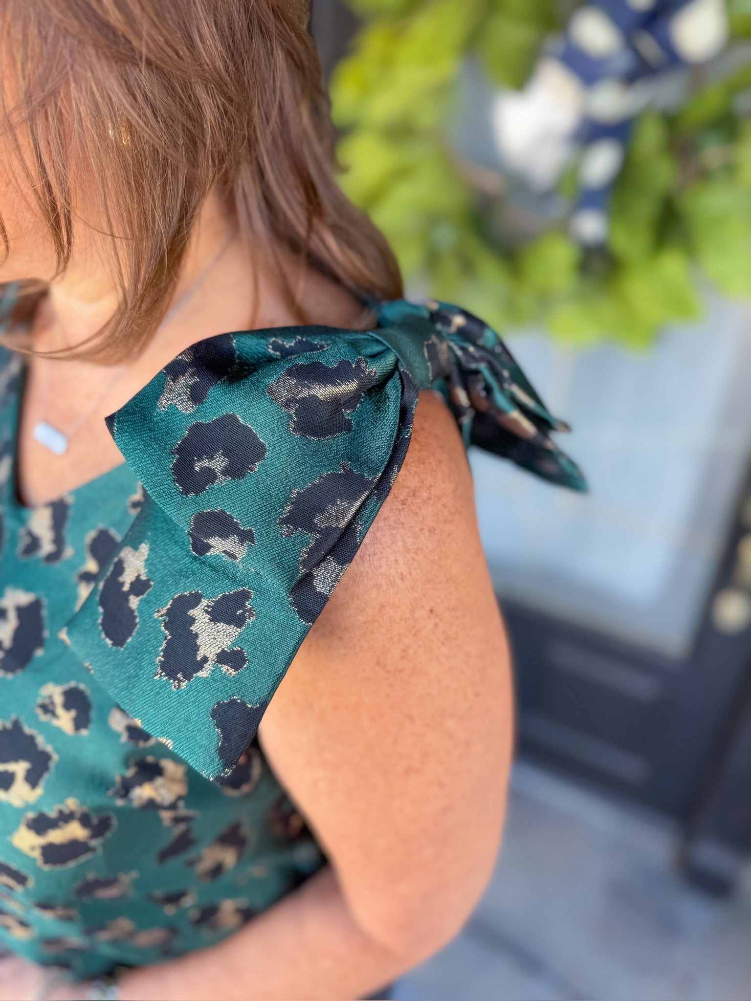 Emerald Luxe Bow Top Entro