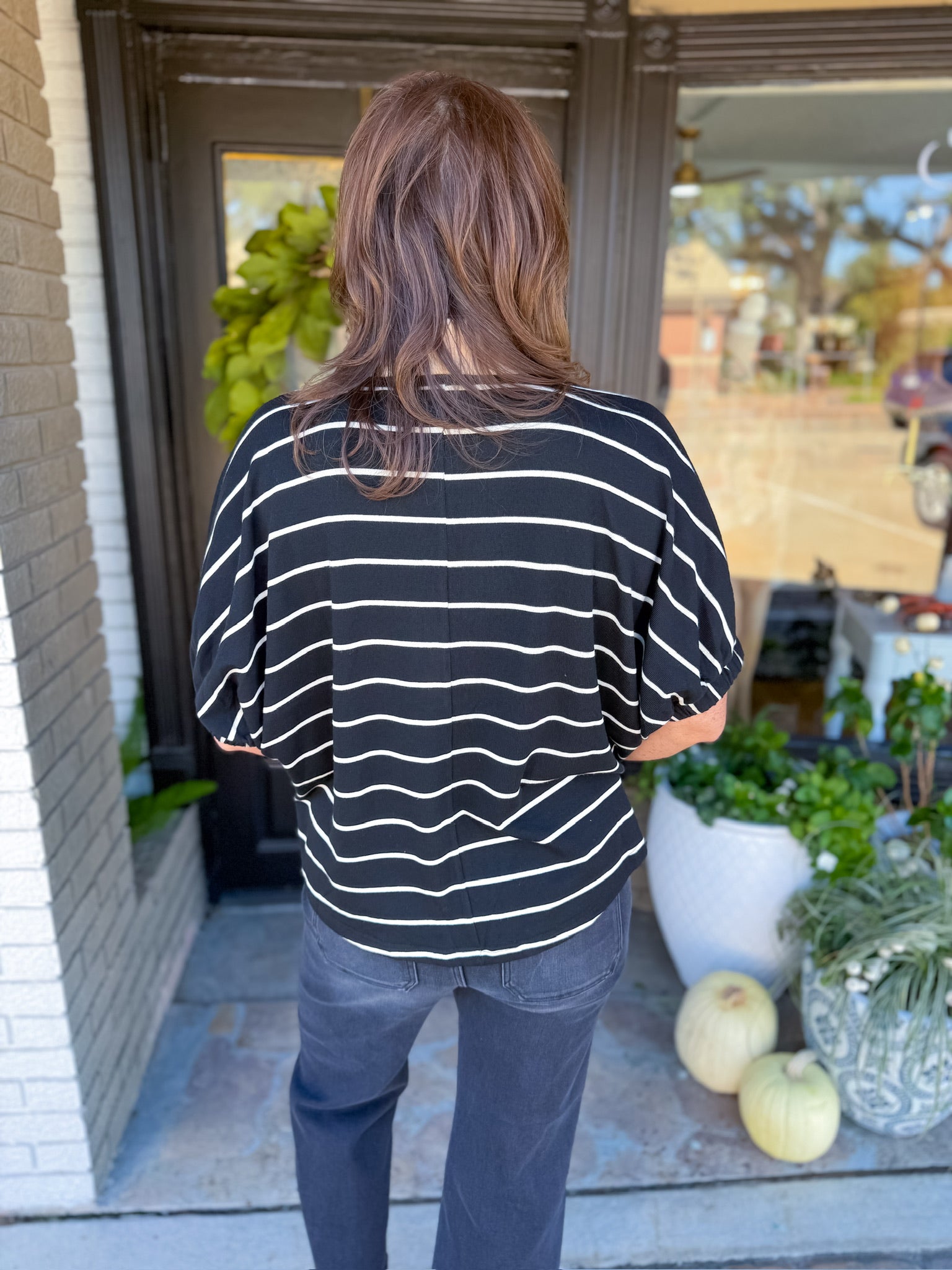 Sutton Stripe Top Entro