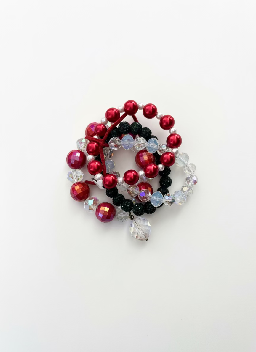 Holly Jolly Bracelet Stack Threads of Grace