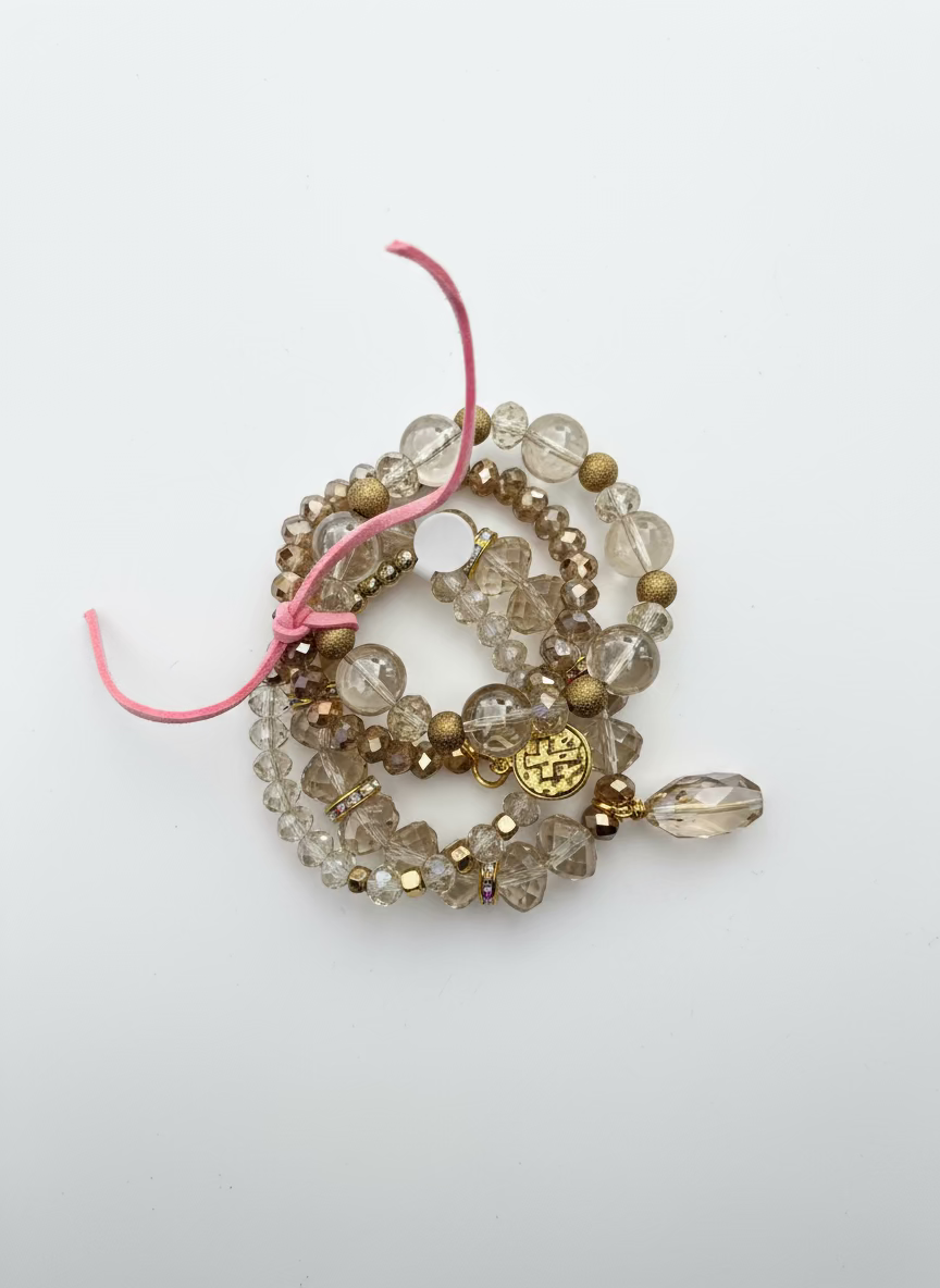 Golden Grace Bracelet Stack Threads of Grace