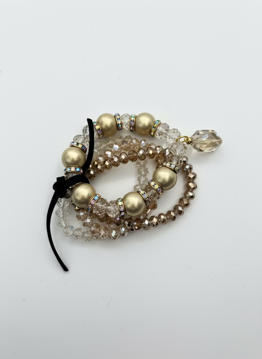 Golden Grace Bracelet Stack Threads of Grace