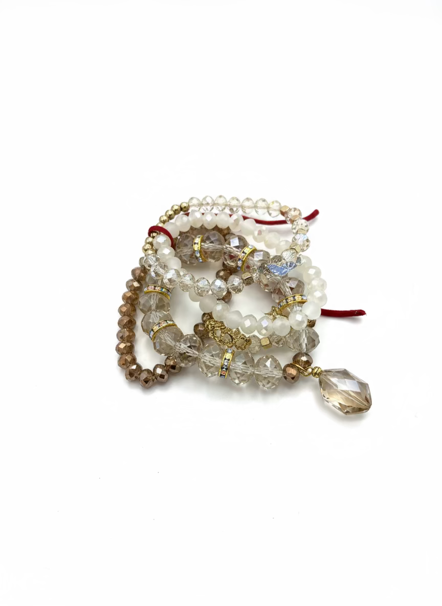 Golden Grace Bracelet Stack Threads of Grace