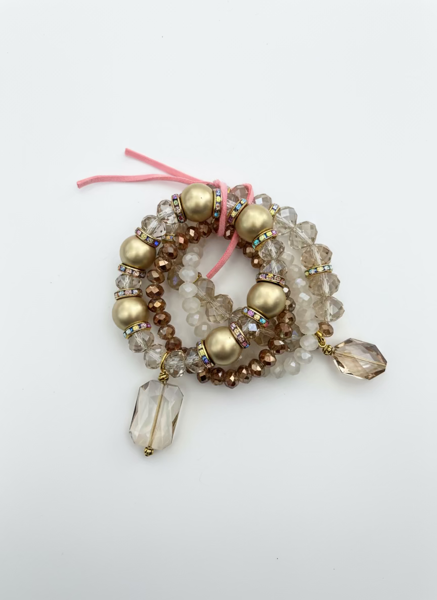 Golden Grace Bracelet Stack Threads of Grace