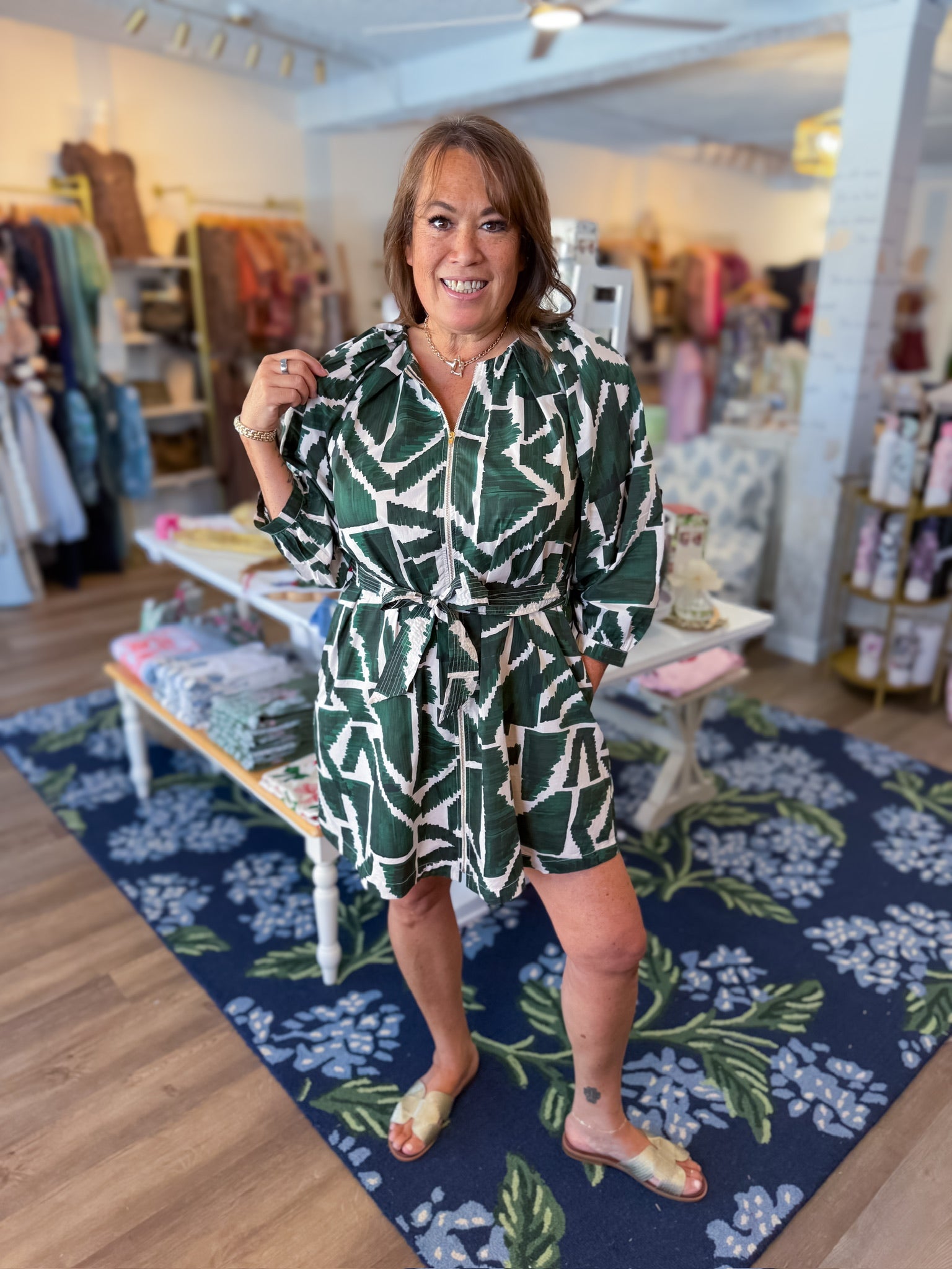 Garden Geometry Dress Entro