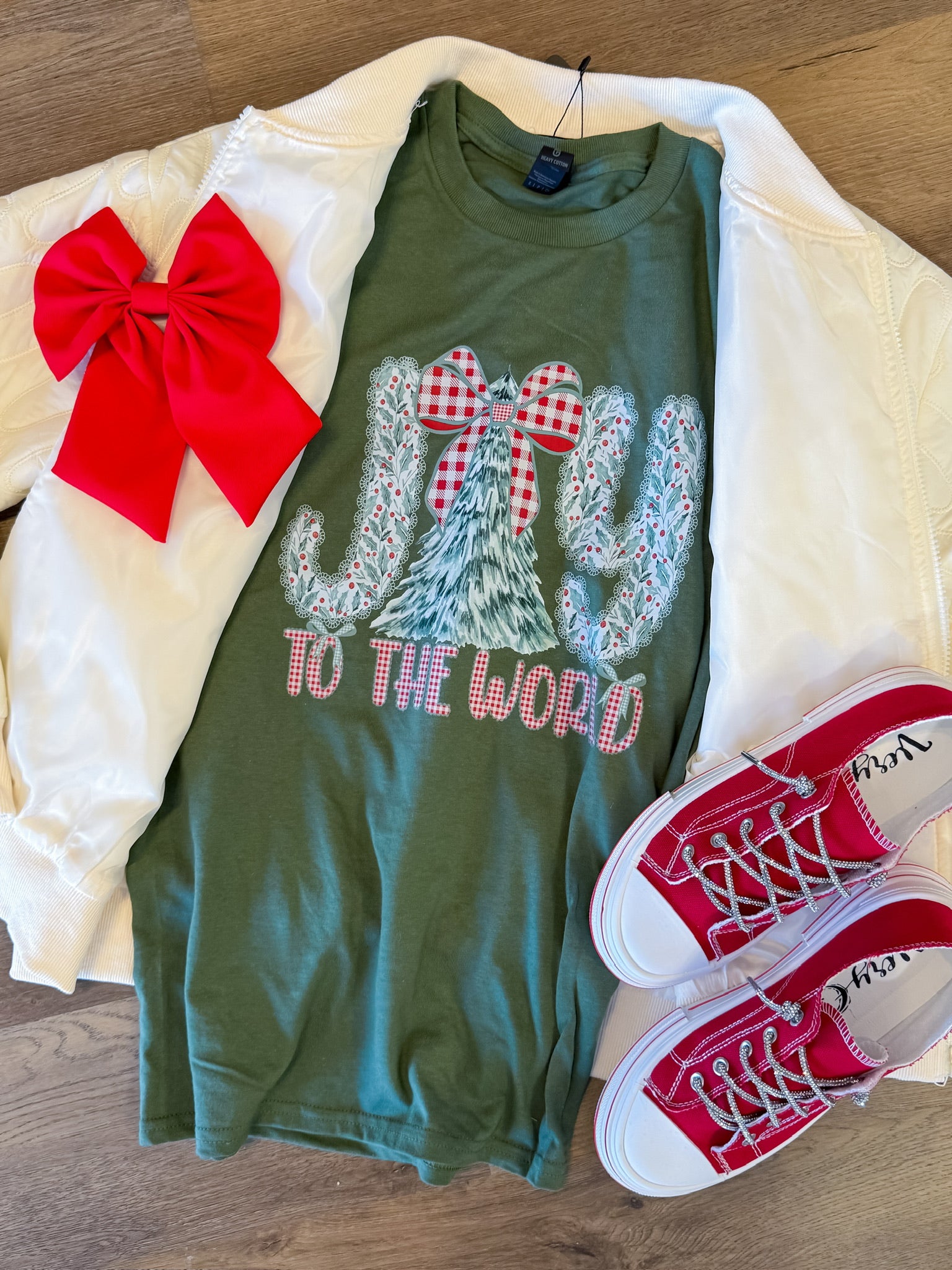 Joy to the World Short Sleeve Tee Threads of Grace