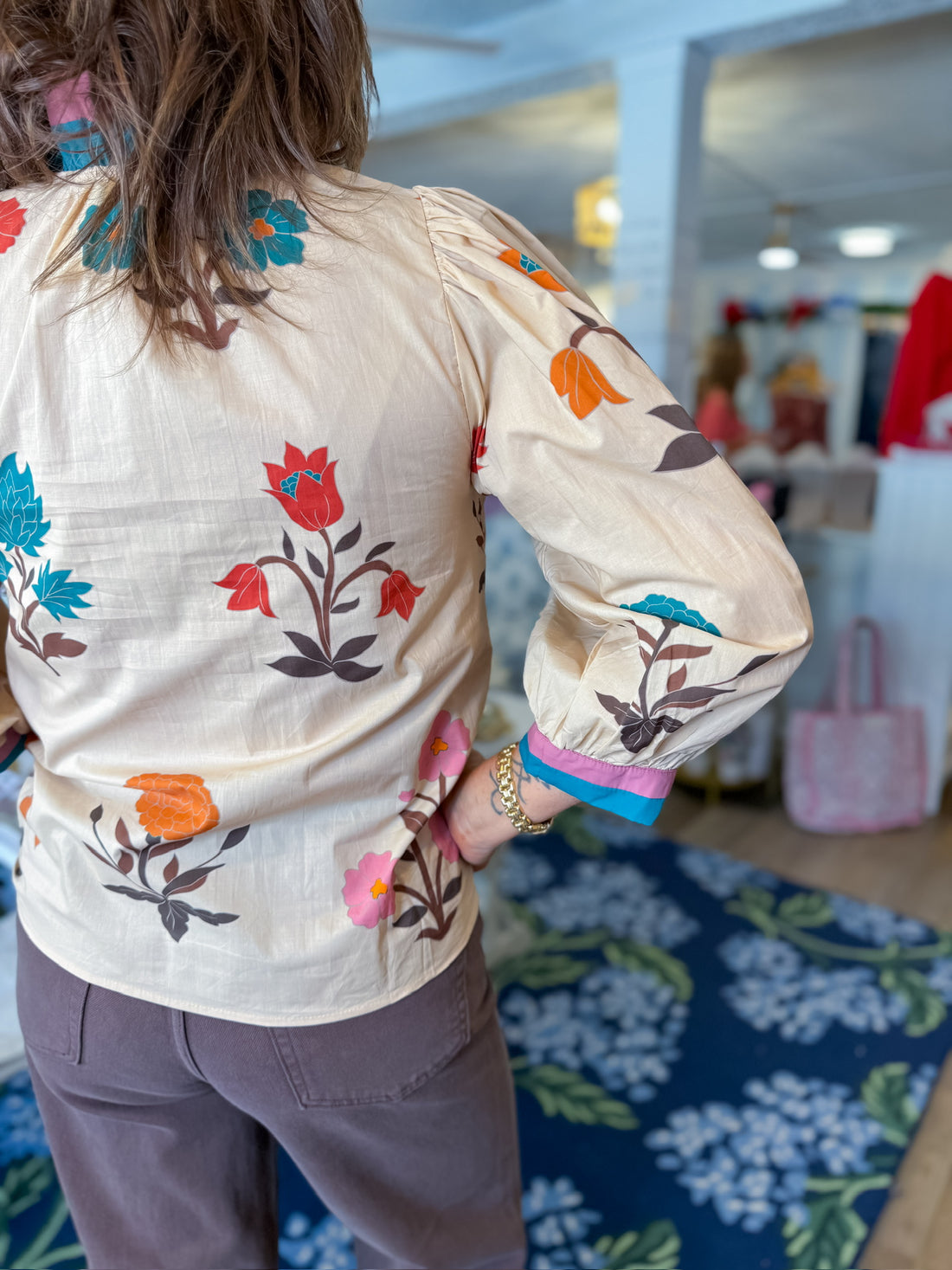 Painted Garden Blouse Entro