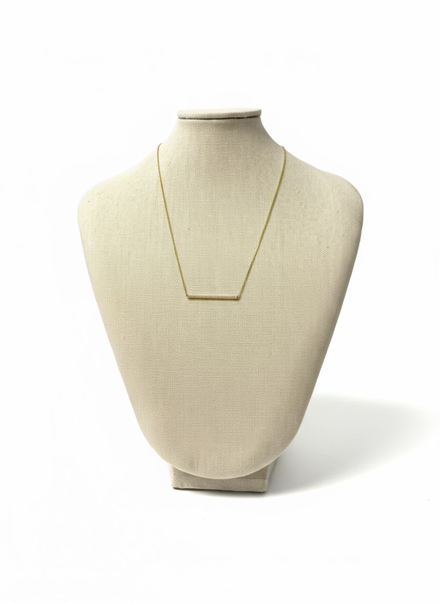 Shimmer Line Necklace Threads of Grace