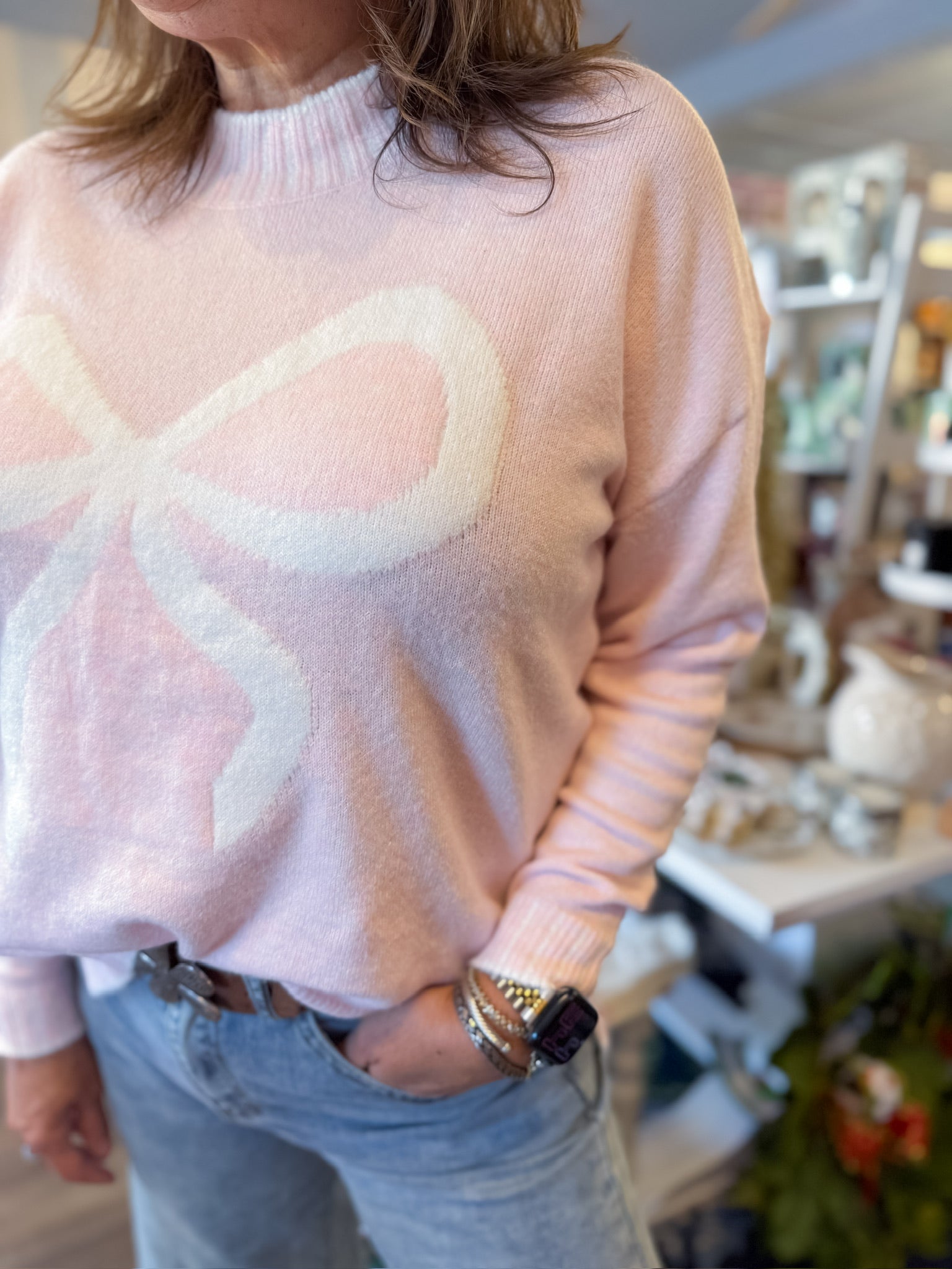 Sugar Bow Sweater Mudpie