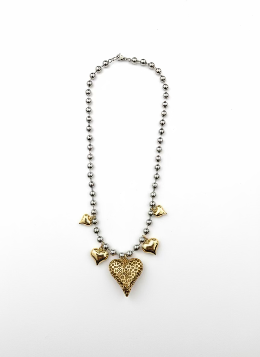 Golden Devotion Necklace Threads of Grace