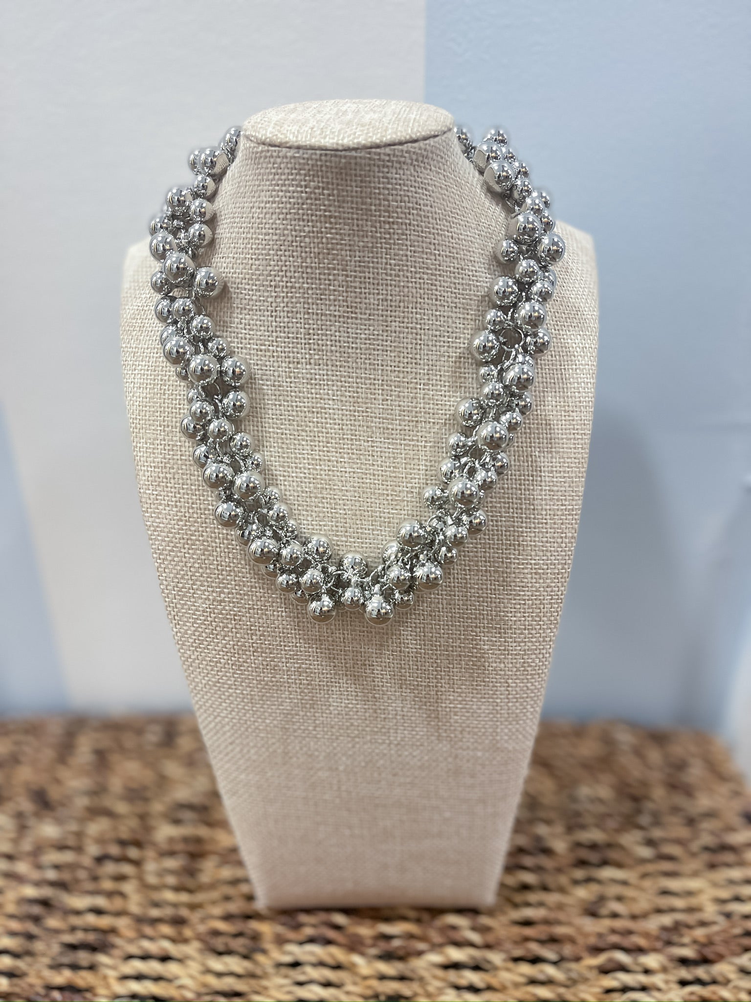 Radiance Cluster Necklace Threads of Grace