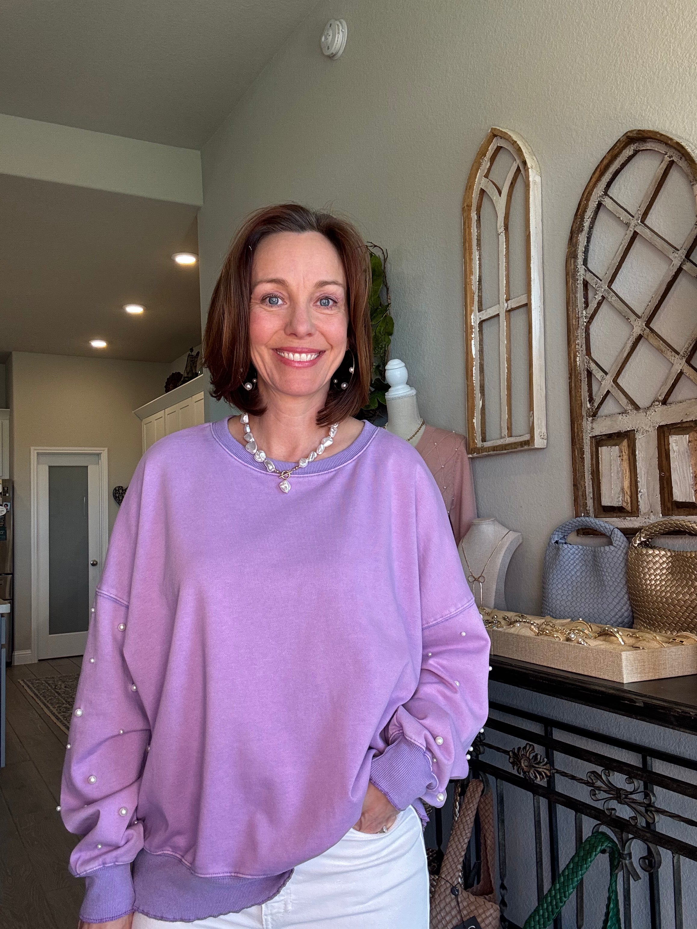 Pretty in Pearls Sweatshirt