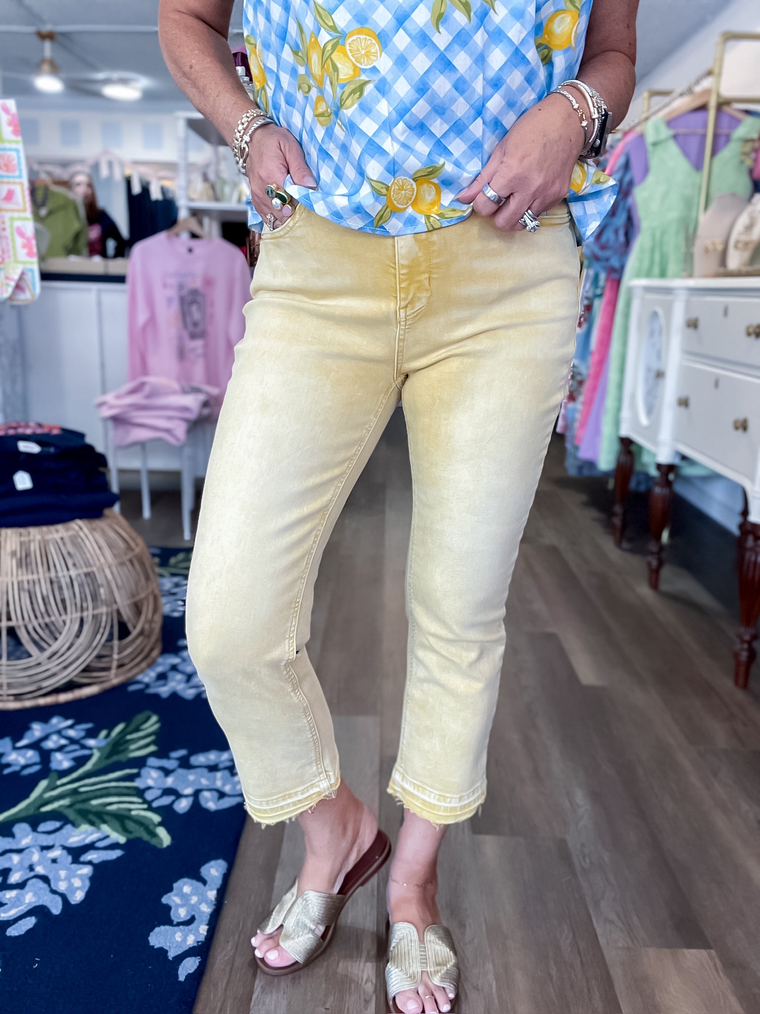 Buttercup Crop Jeans Saige