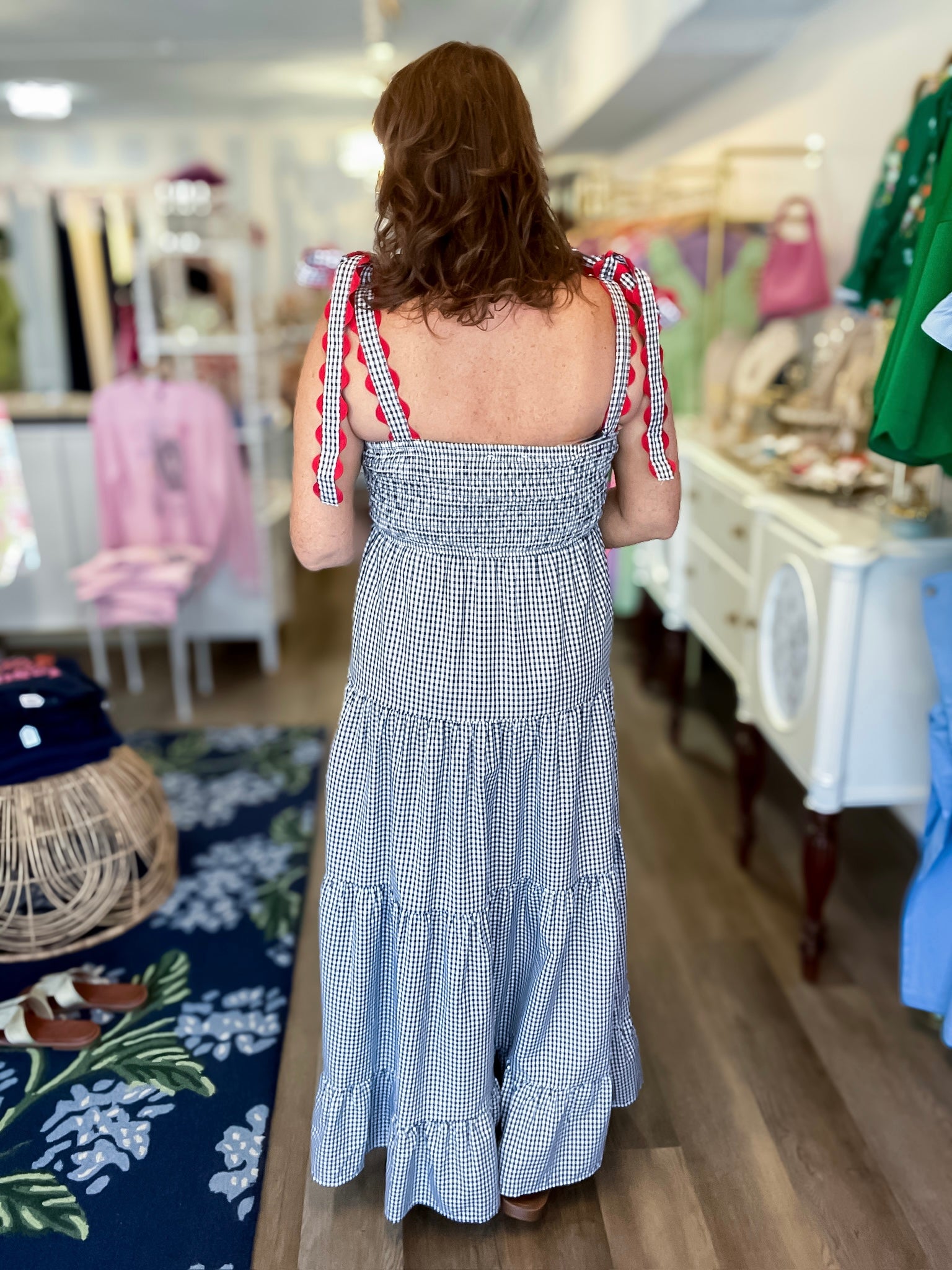 Seaside Gingham Dress Rareraw