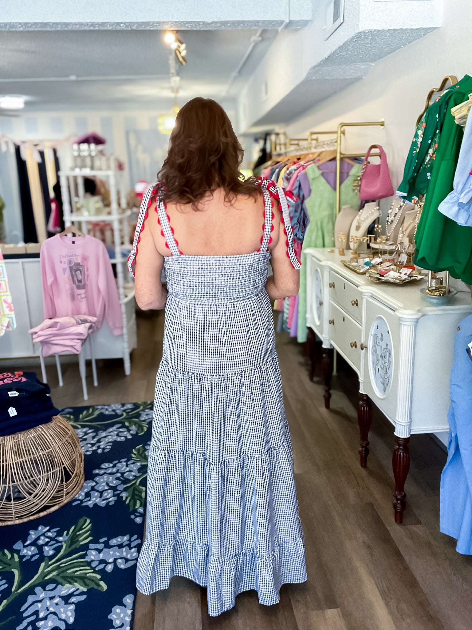 Seaside Gingham Dress Rareraw