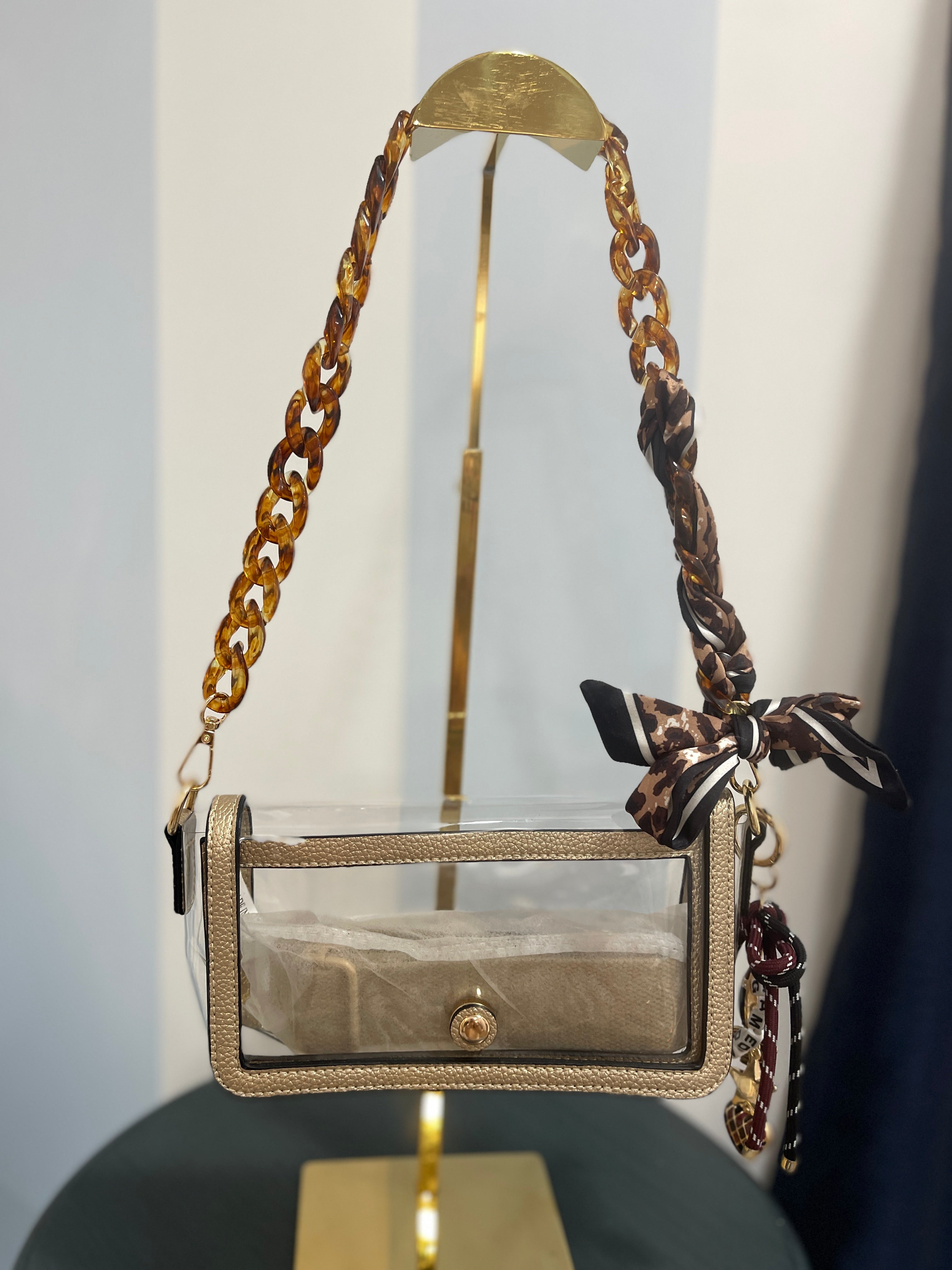 Game Day Glam Crossbody - Maroon & White SW Trading