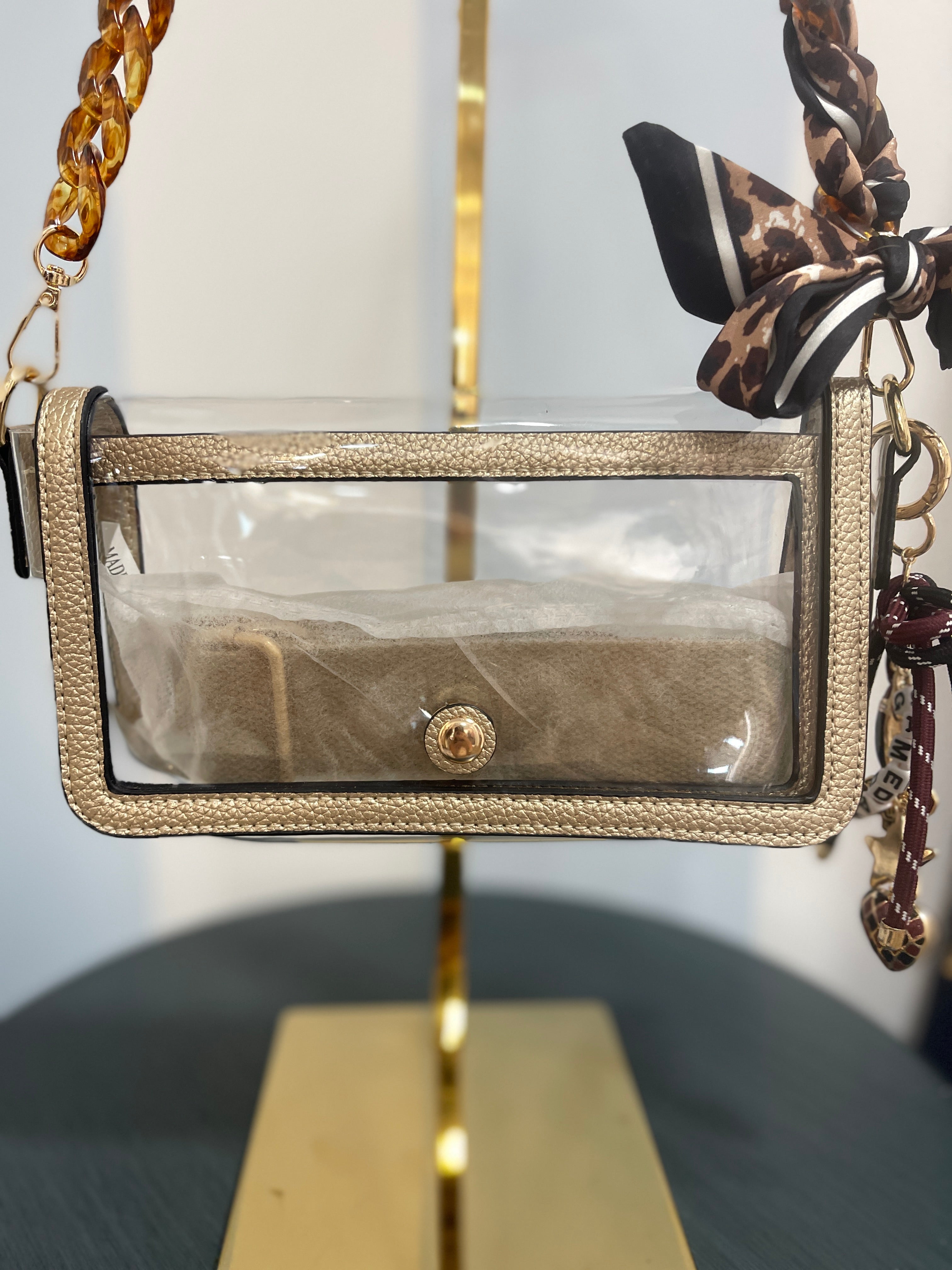 Game Day Glam Crossbody - Maroon & White SW Trading