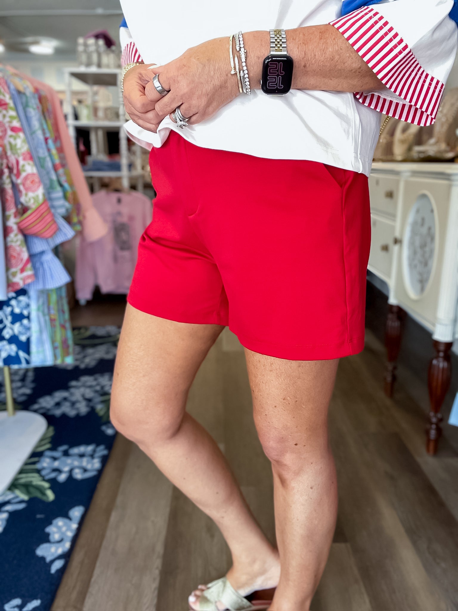 Perfect Fit Shorts - Red Dear Scarlet