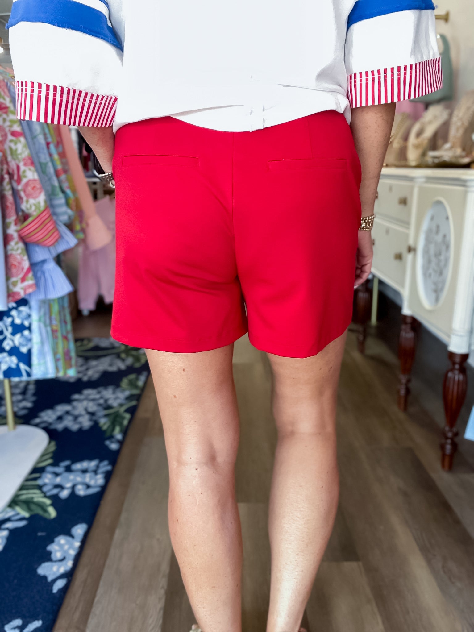 Perfect Fit Shorts - Red Dear Scarlet