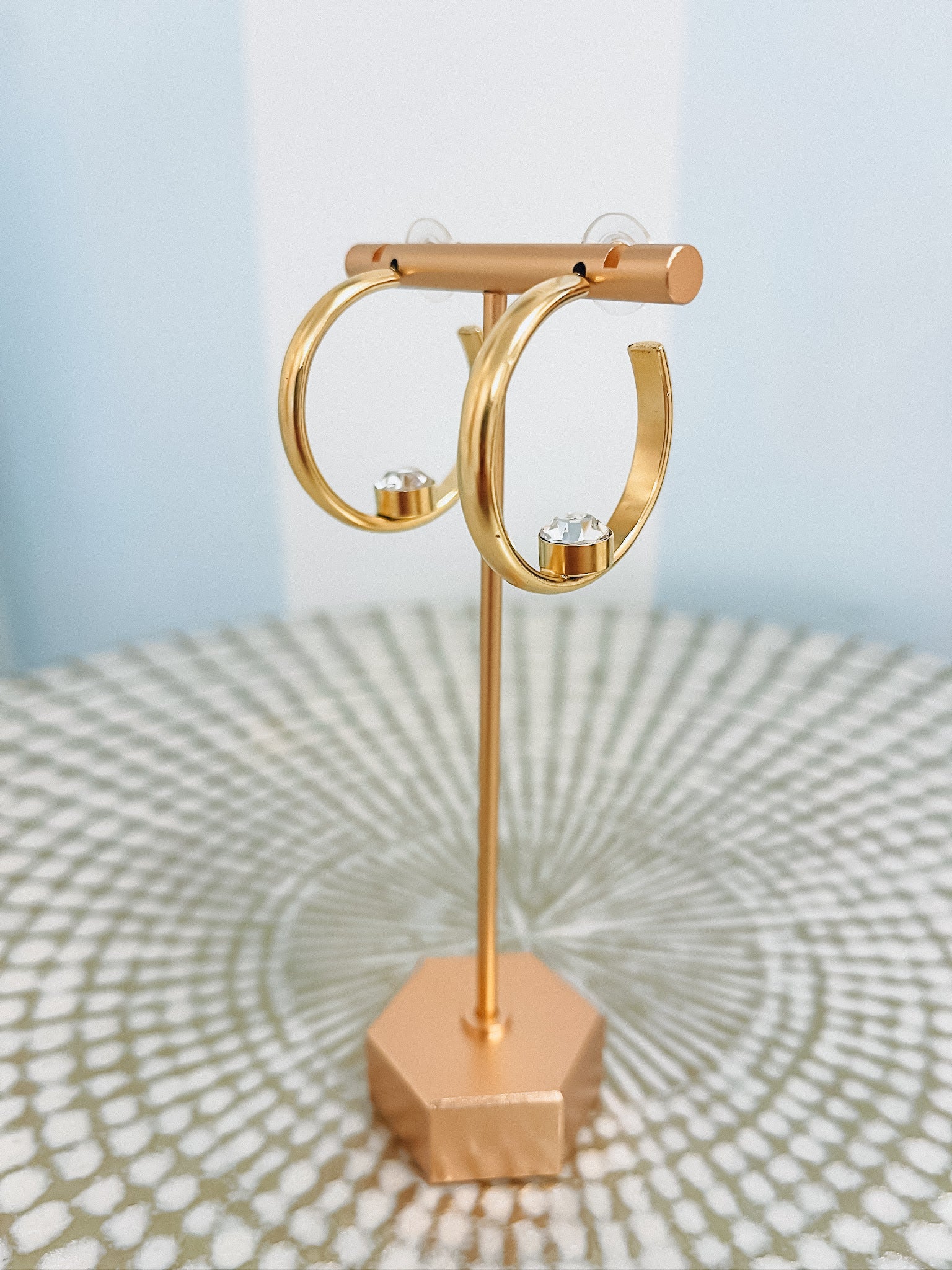 Patricia Gold Hoop Earrings