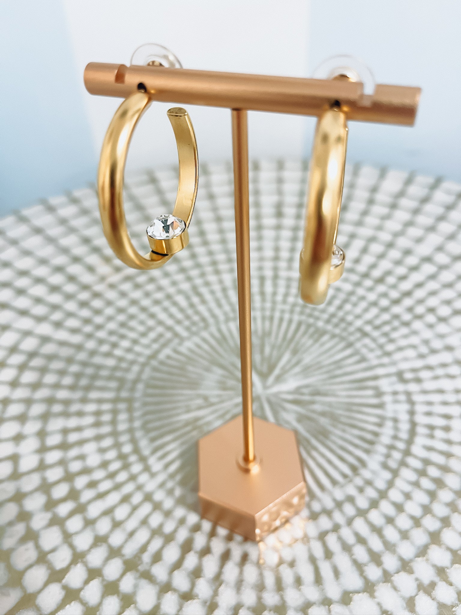Patricia Gold Hoop Earrings