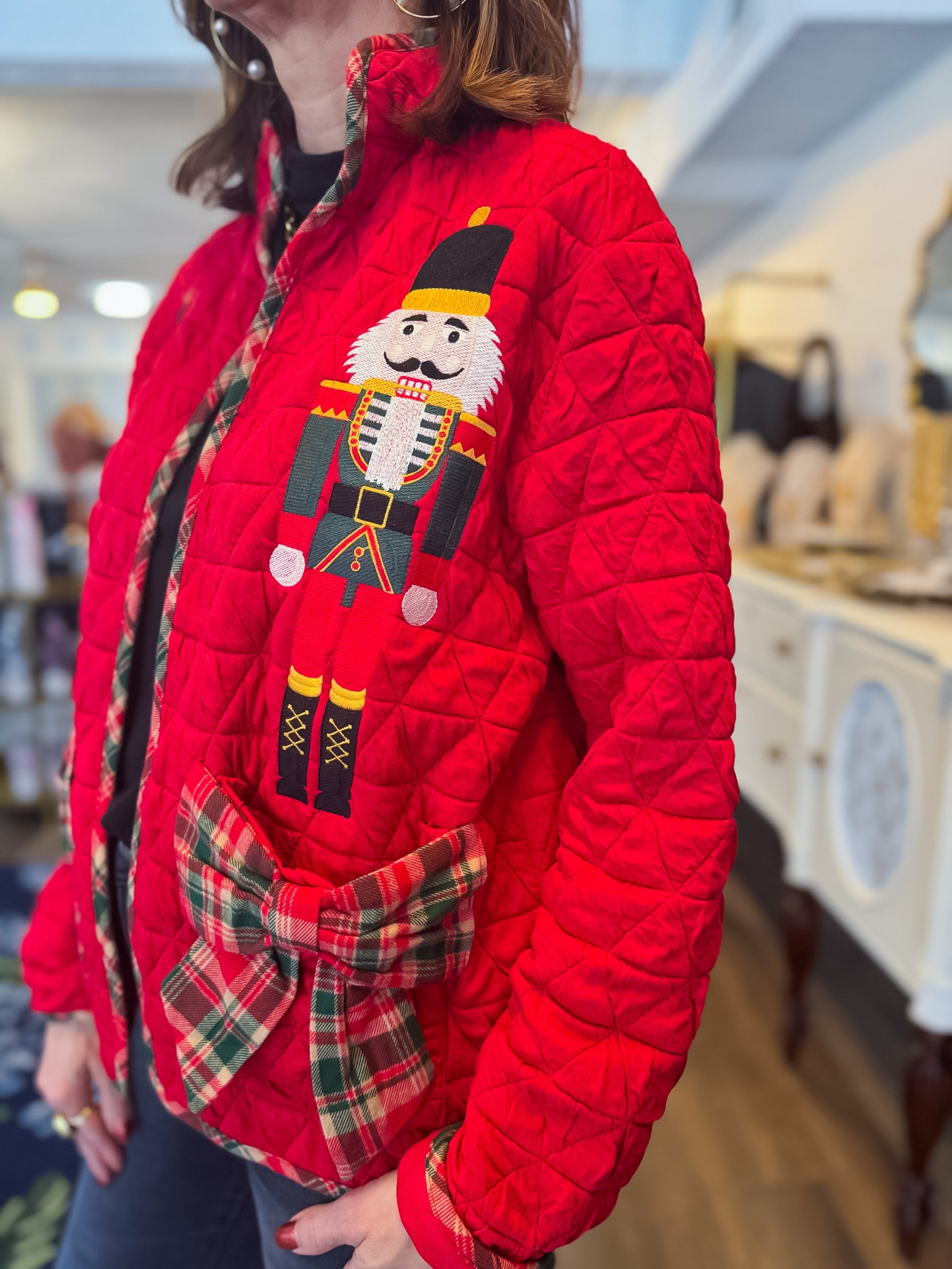 Nutcracker Noel Quilted Jacket Rareraw