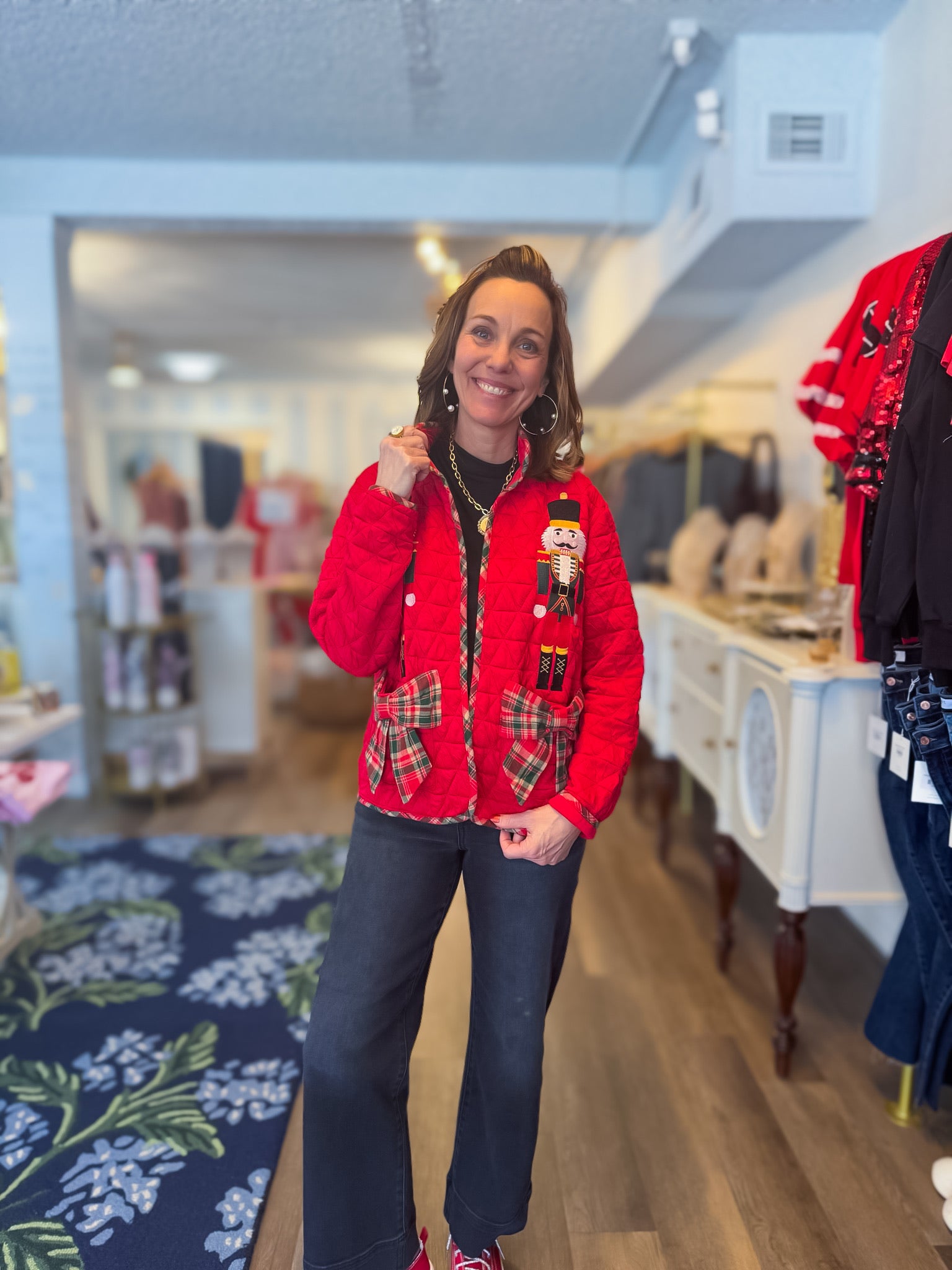 Nutcracker Noel Quilted Jacket Rareraw