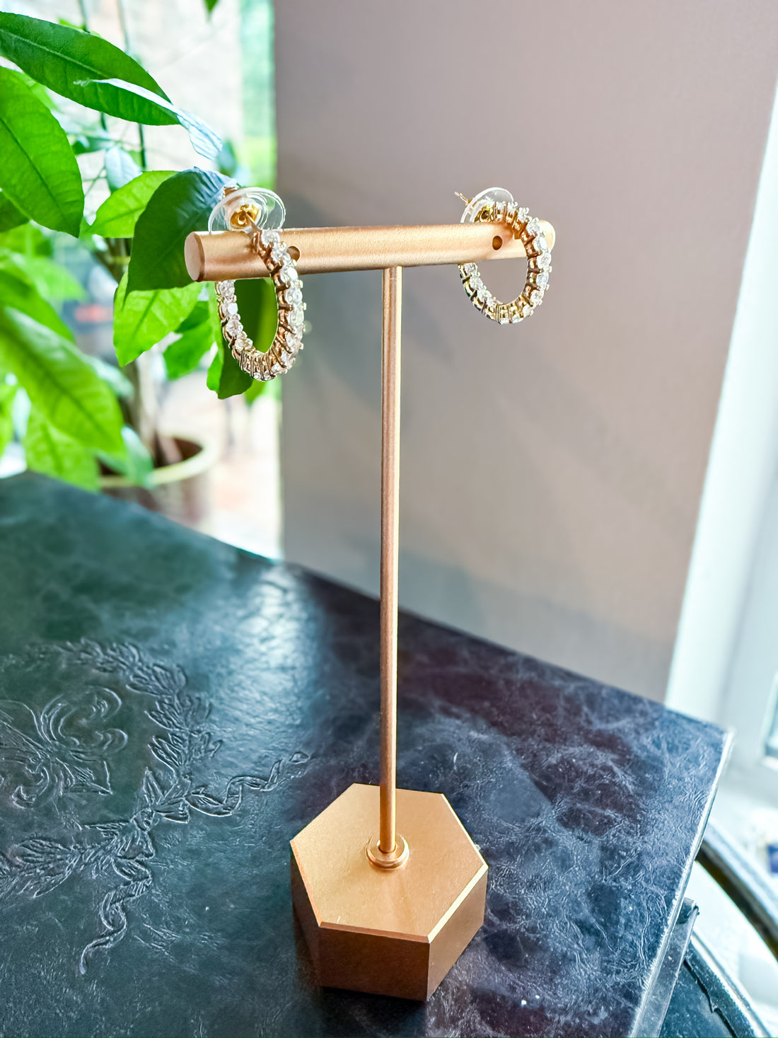 The Addison Hoops Silver and Accessories