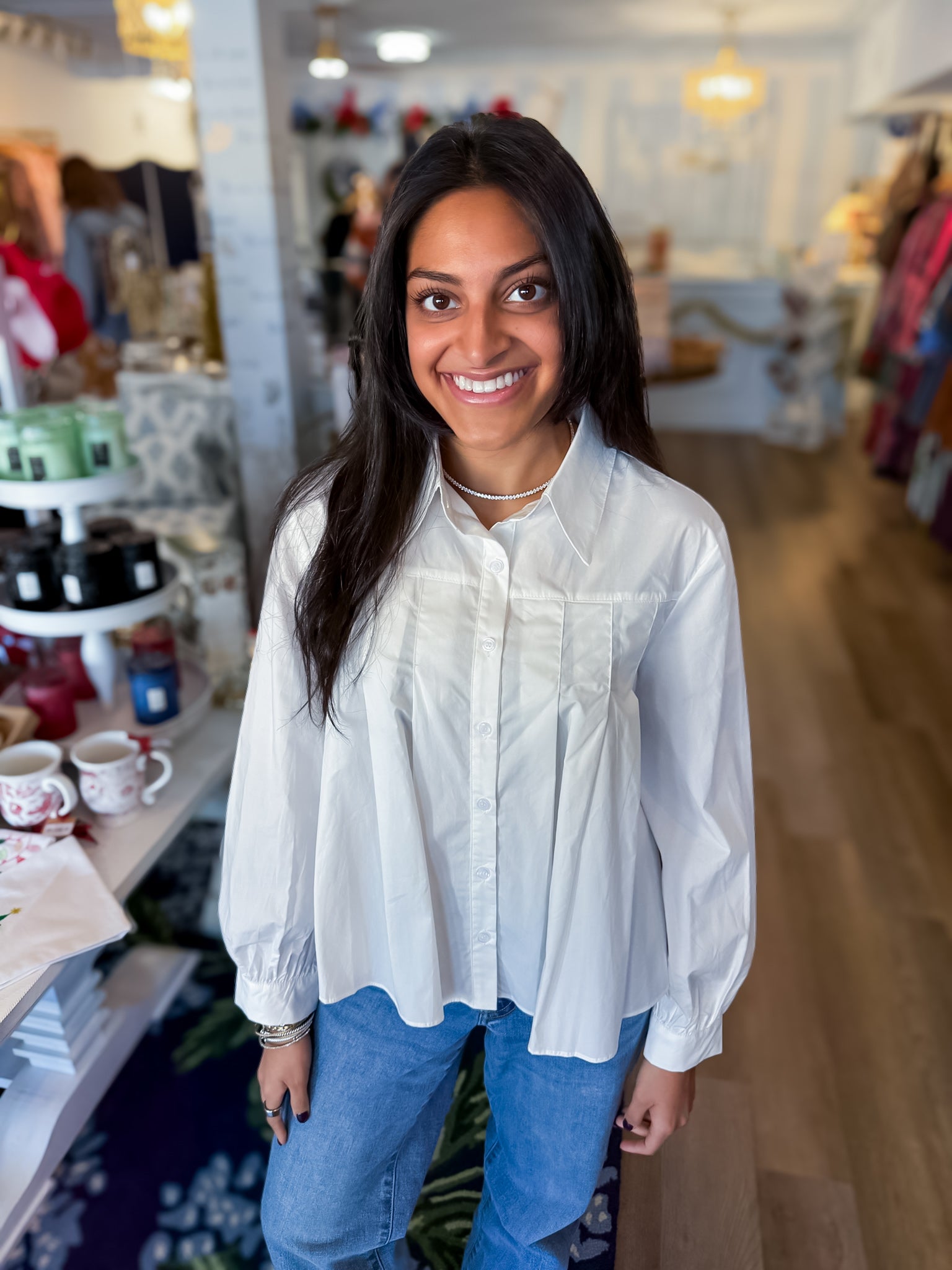 The Paris Poplin Blouse Threads of Grace