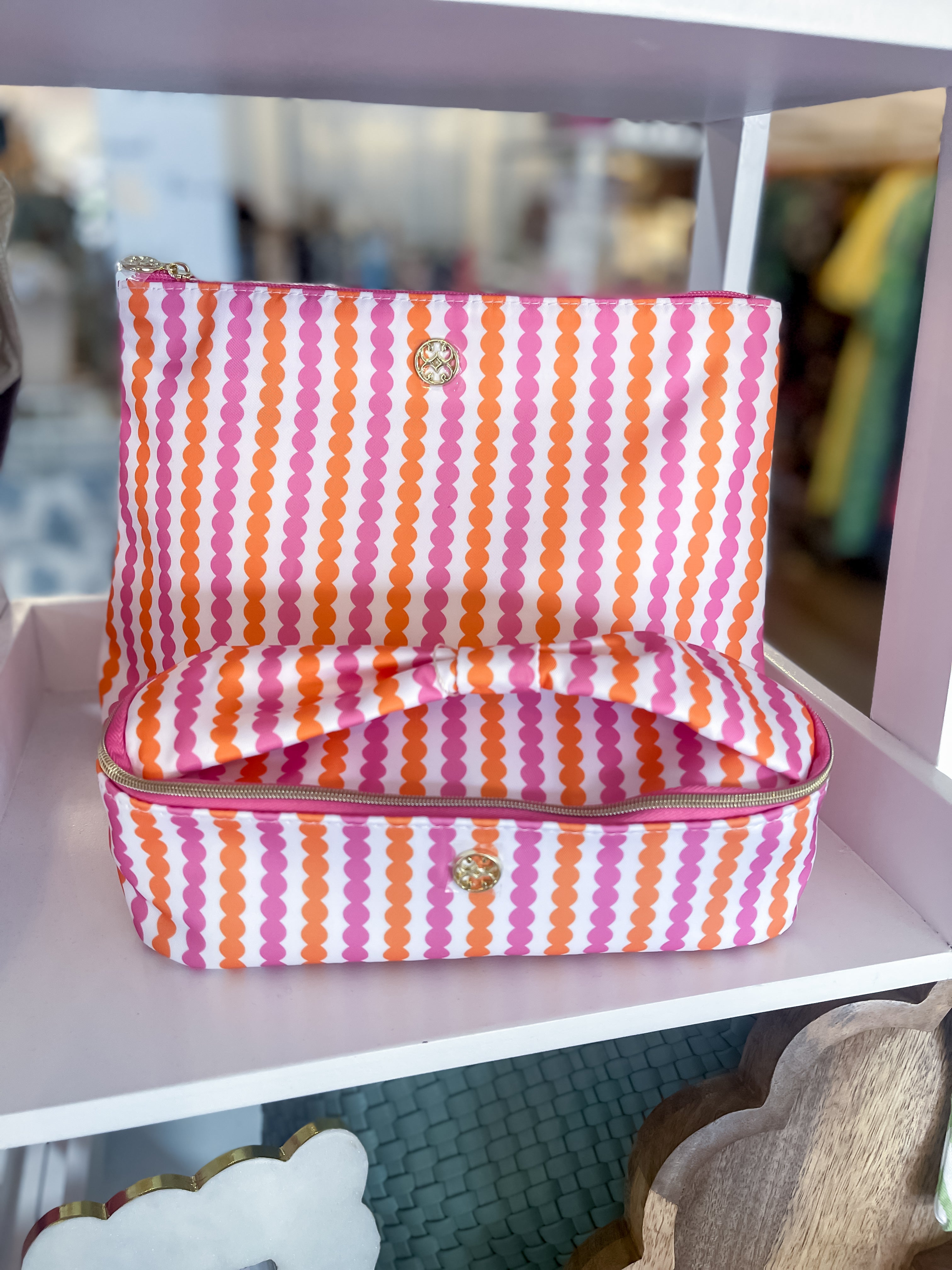 Sunshine Stripe Pouch Mary Square
