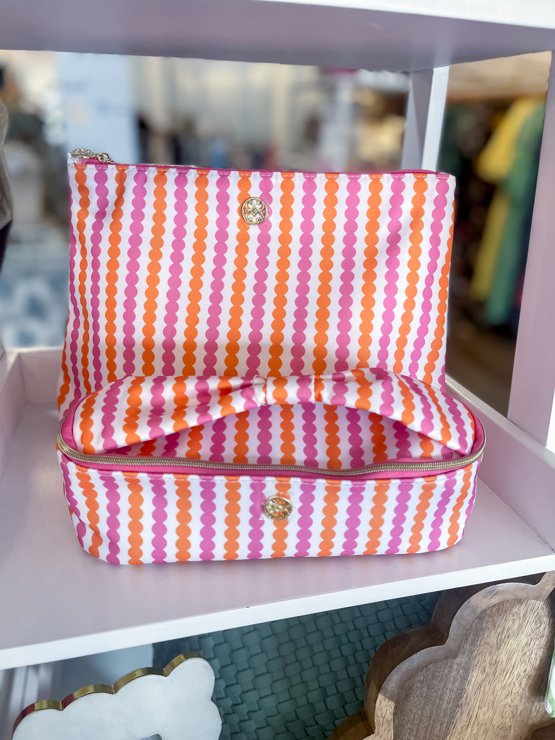 Sunshine Stripe Pouch Mary Square