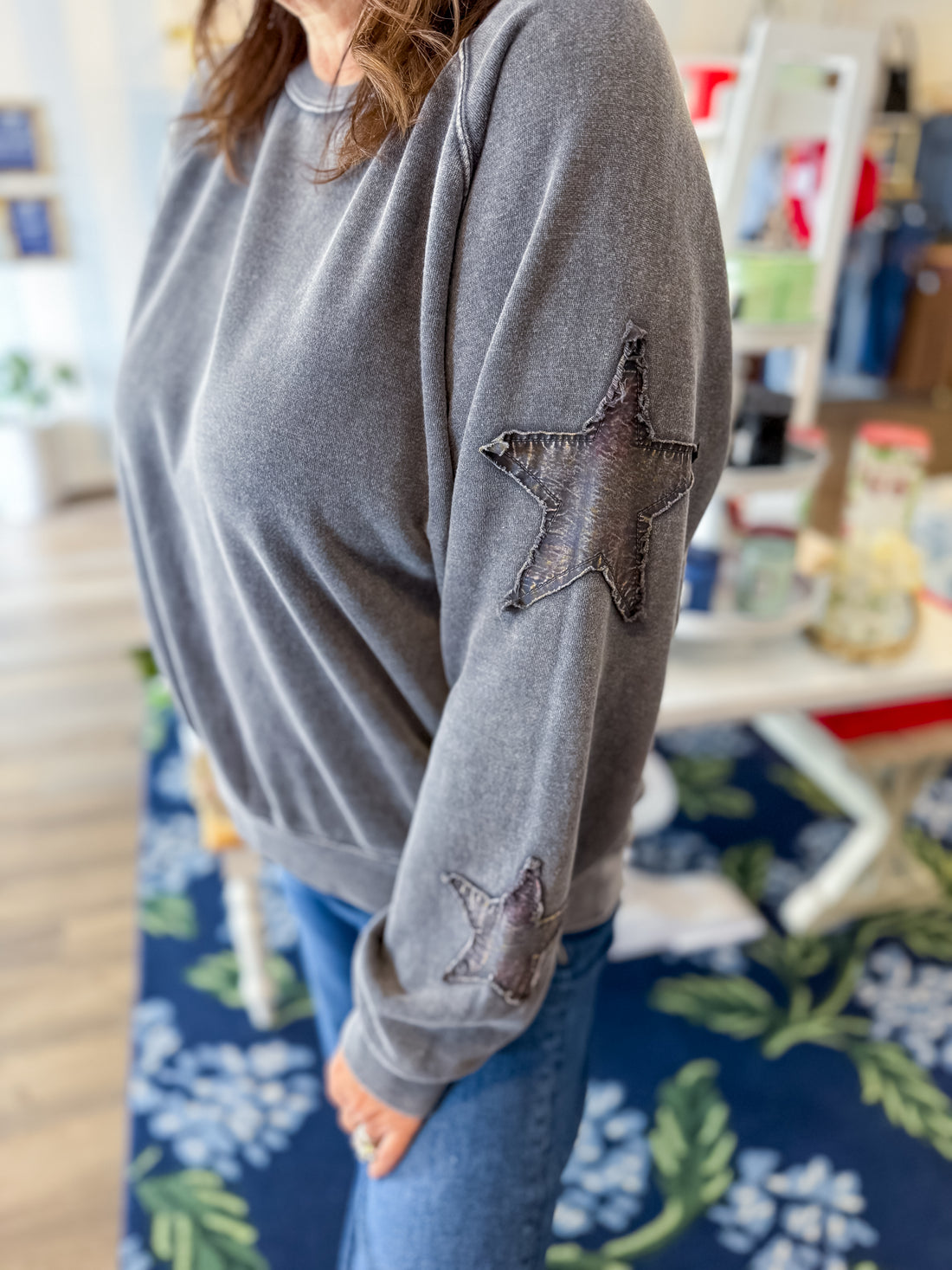 Shine On Star Pullover Top Easel