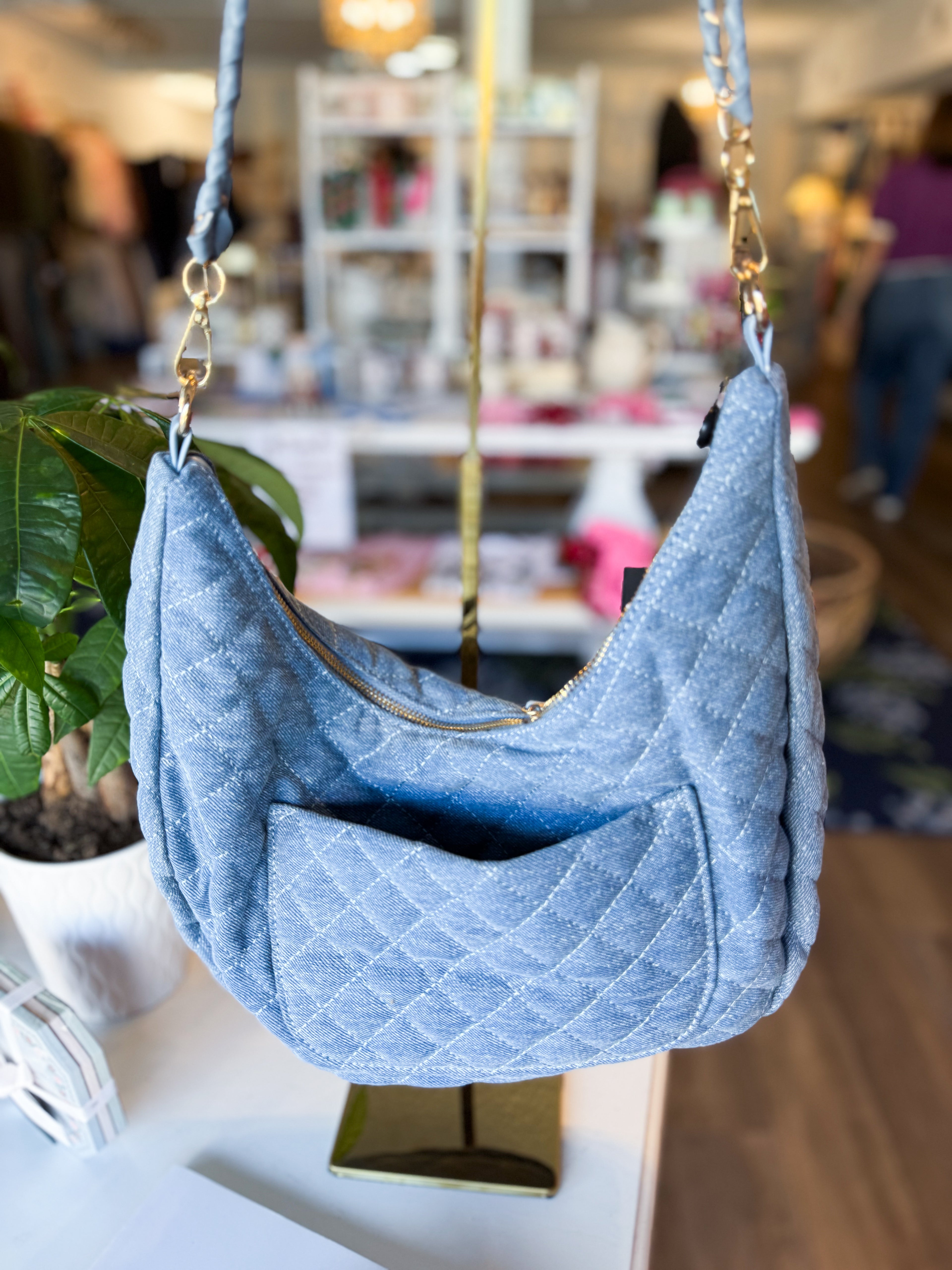 Sweet Street Denim Bag Threads of Grace