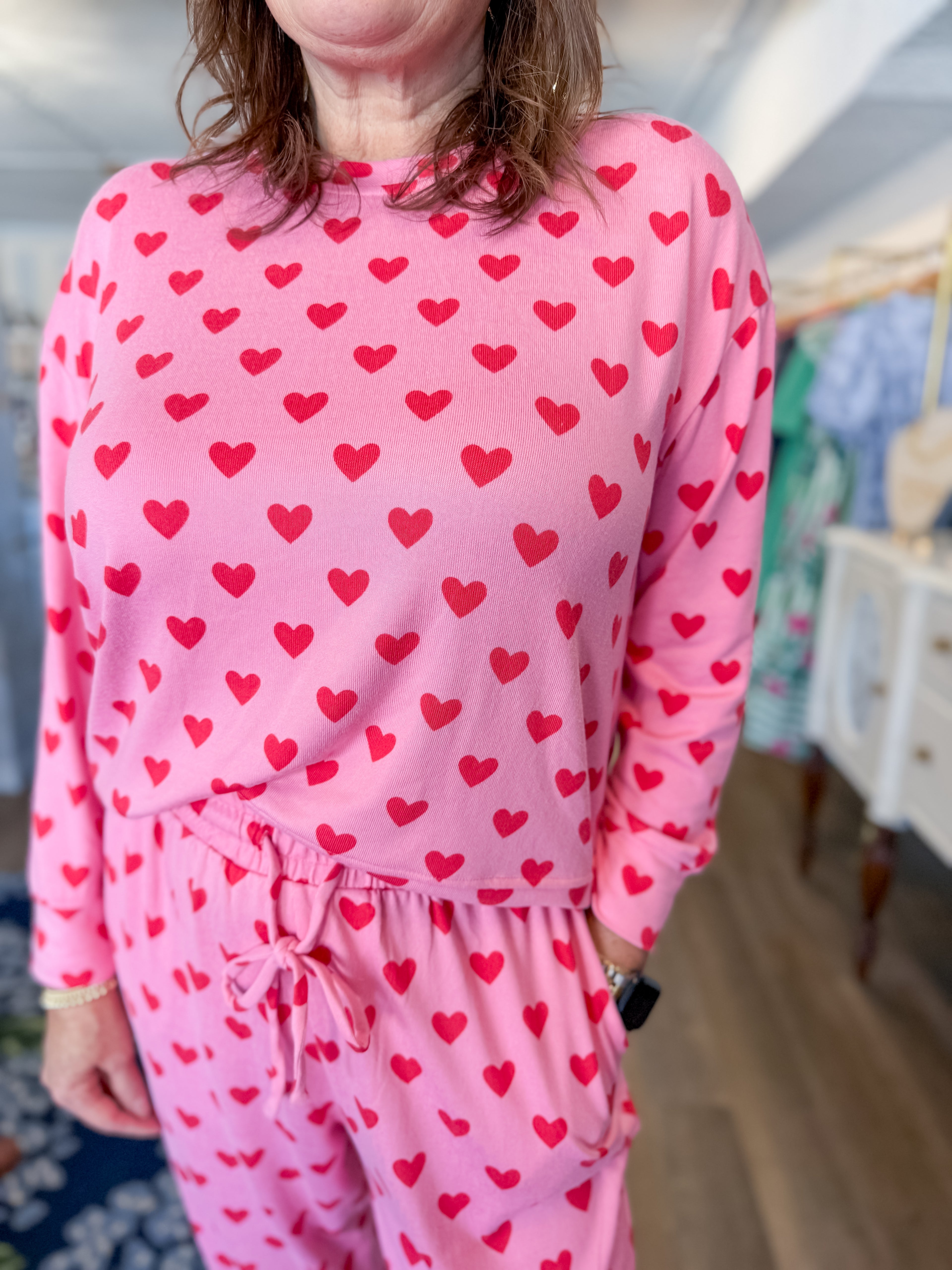 Sweetheart Lounge Set Threads of Grace