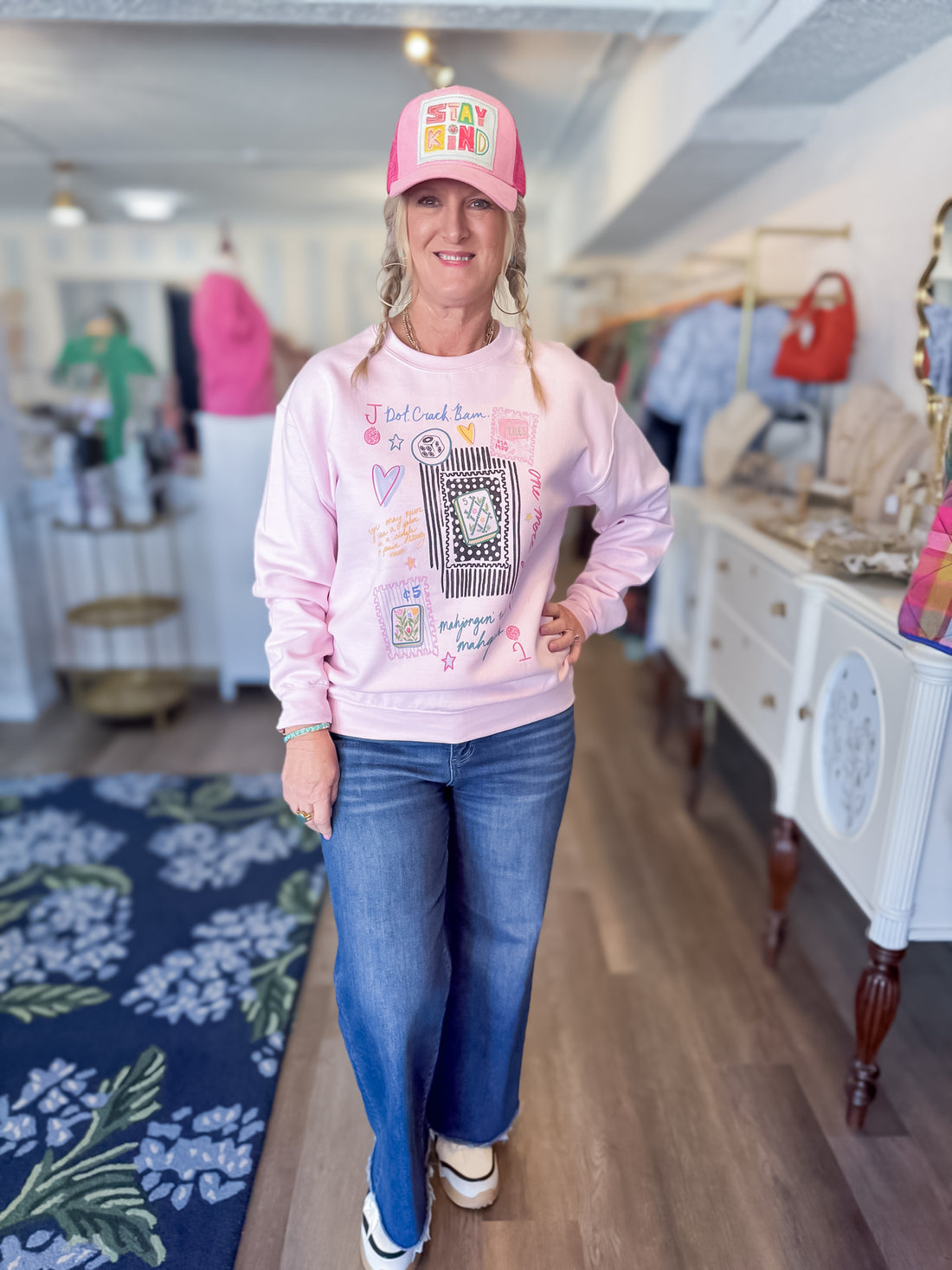 Mahjong & Chill Pullover