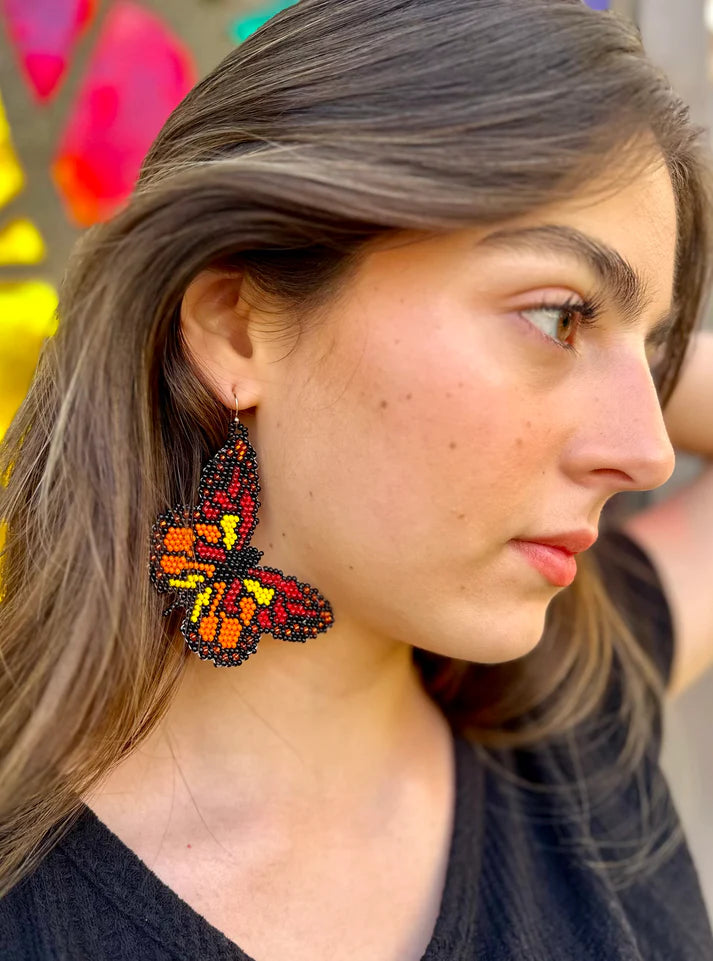 Que Color Butterfly Earrings Que Color